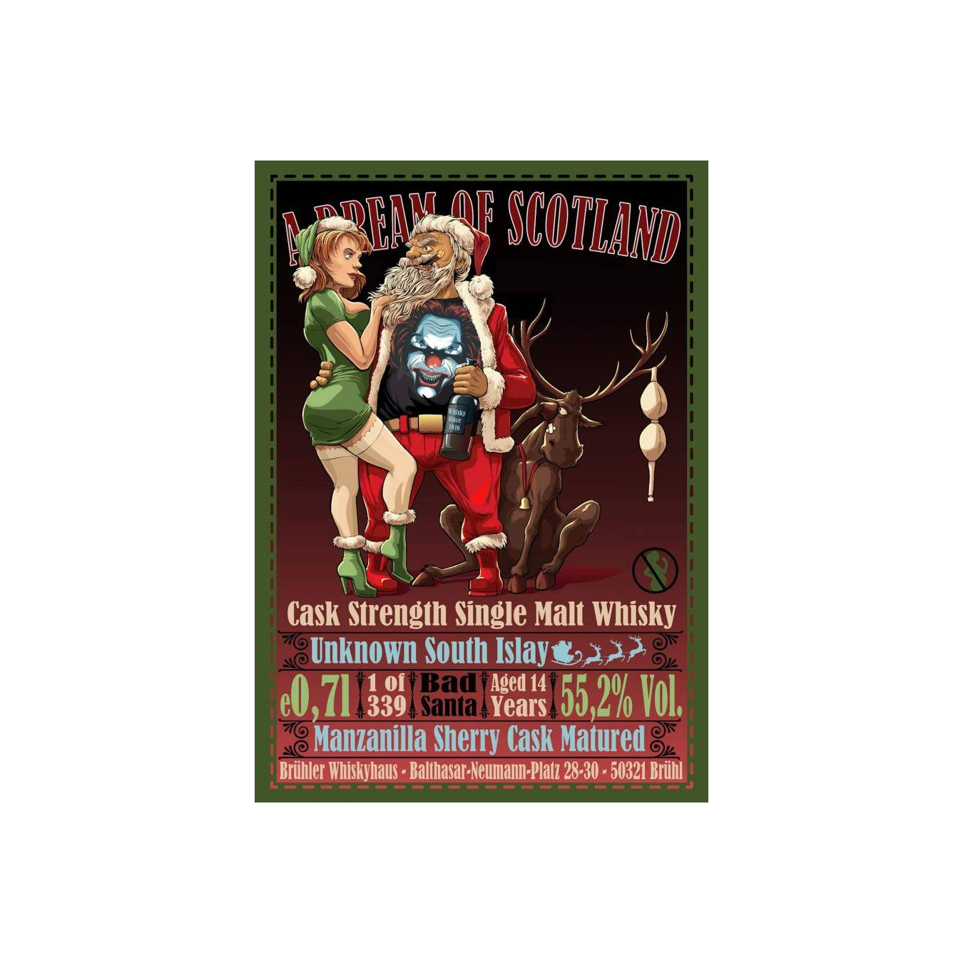 Unknown South Islay 14-year-old BW - Bad Santa