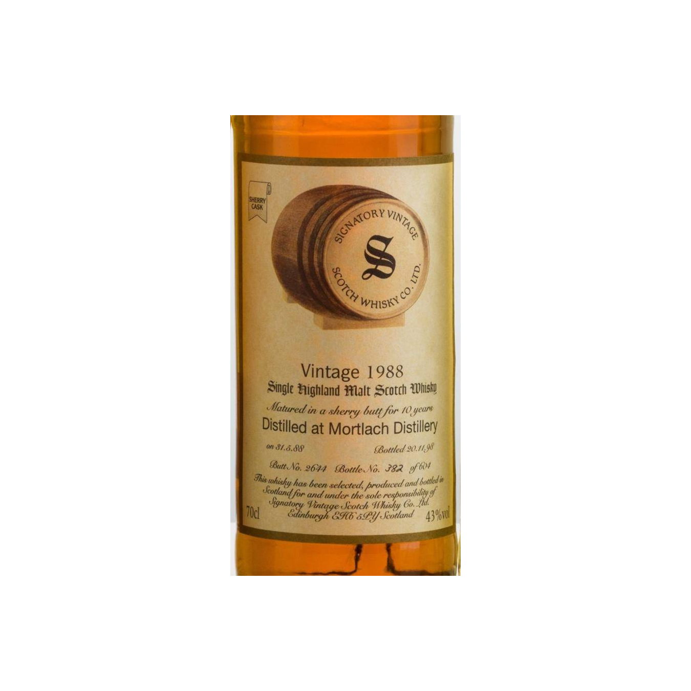 Mortlach Vintage Collection 1988 10 Years Single Malt Whisky 2