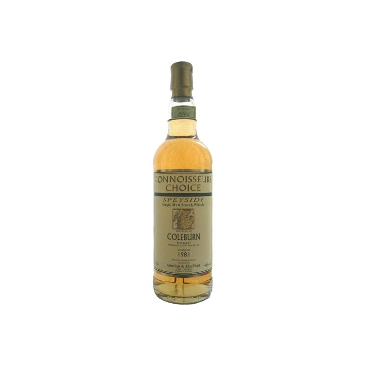 Coleburn Connoisseurs Choice 1981 25 Years Single Malt Whisky