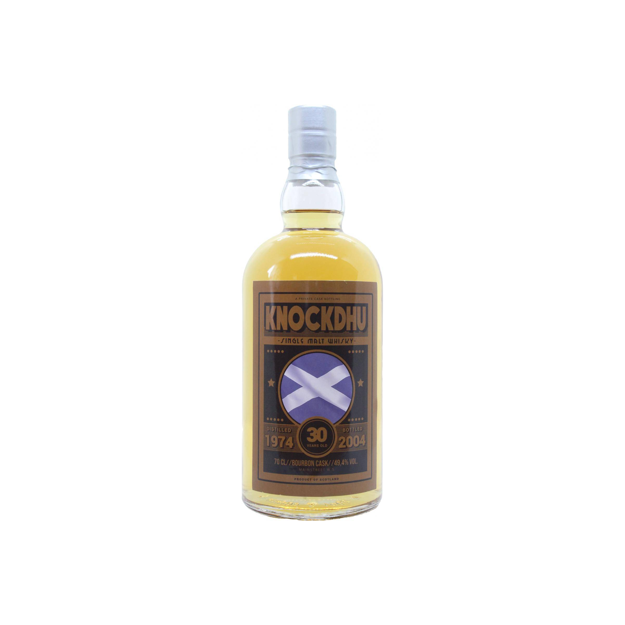 The Knockdhu 1974 30 Years Single Malt Whisky