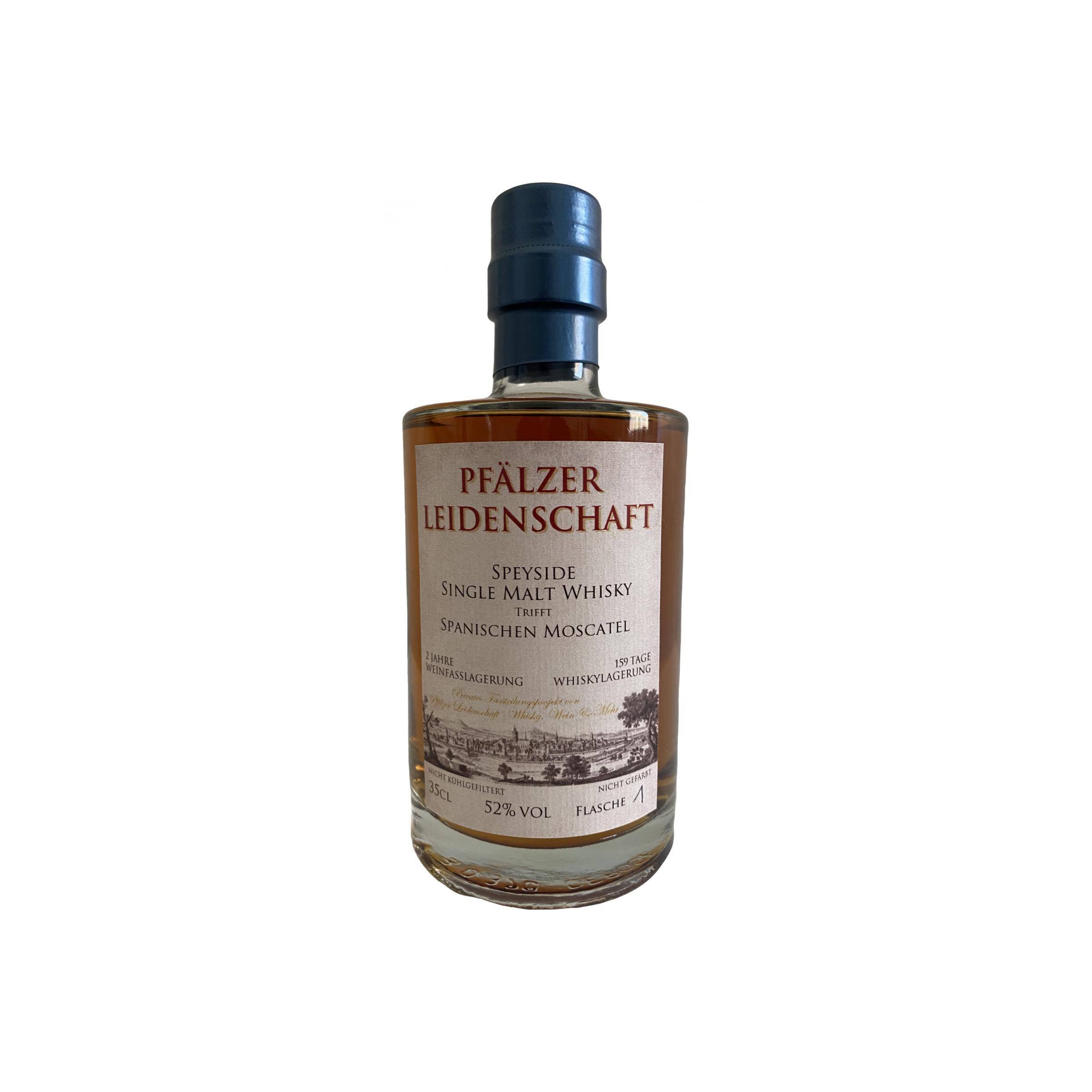 Pfälzer Leidenschaft Speyside Single Malt Whisky trifft Spanischen Moscatel 2