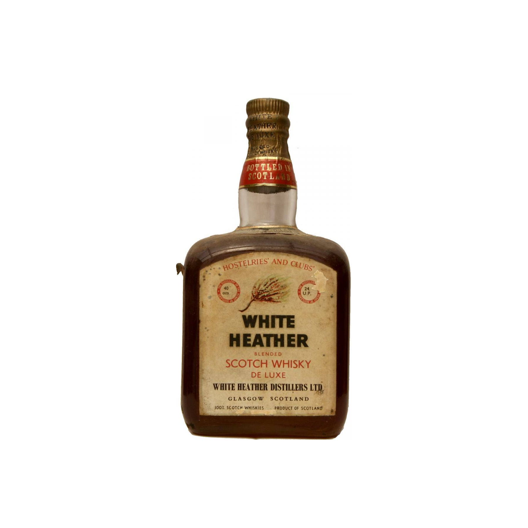 White Heather Blended Scotch Whisky De Luxe