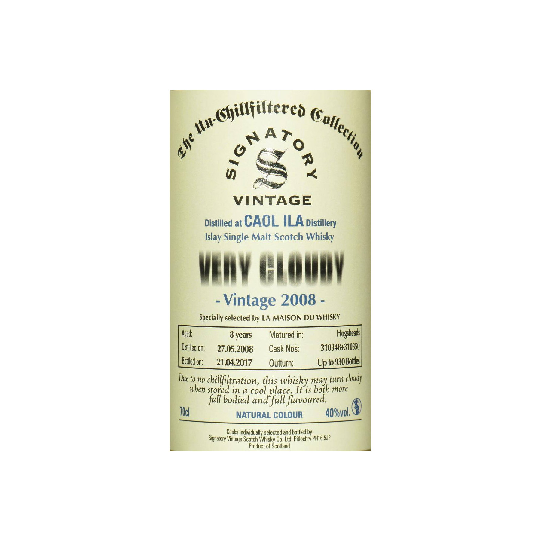 Caol Ila 2008 8 Years Single Malt Whisky 3