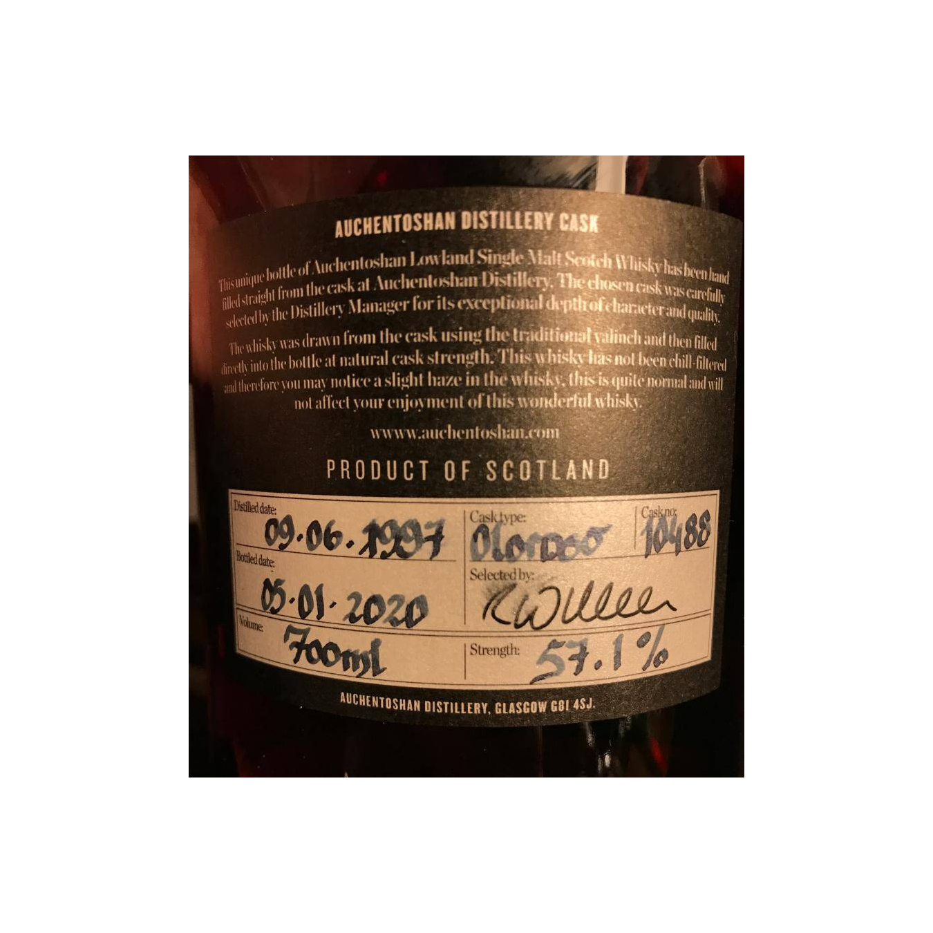 Auchentoshan 1997 22 Years Single Malt Whisky 3