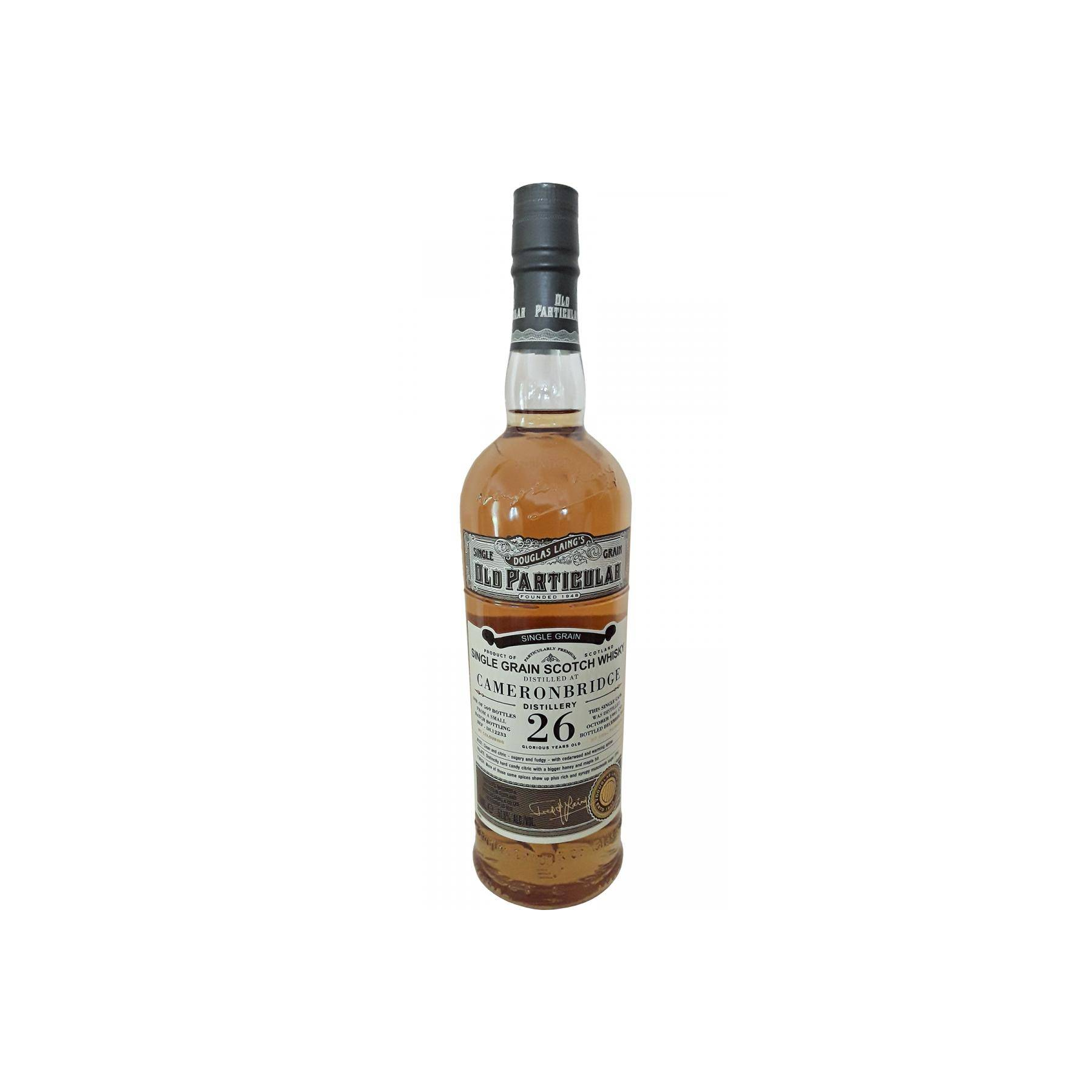 Cameronbridge Old Particular 1991 26 Years Single Grain Whisky