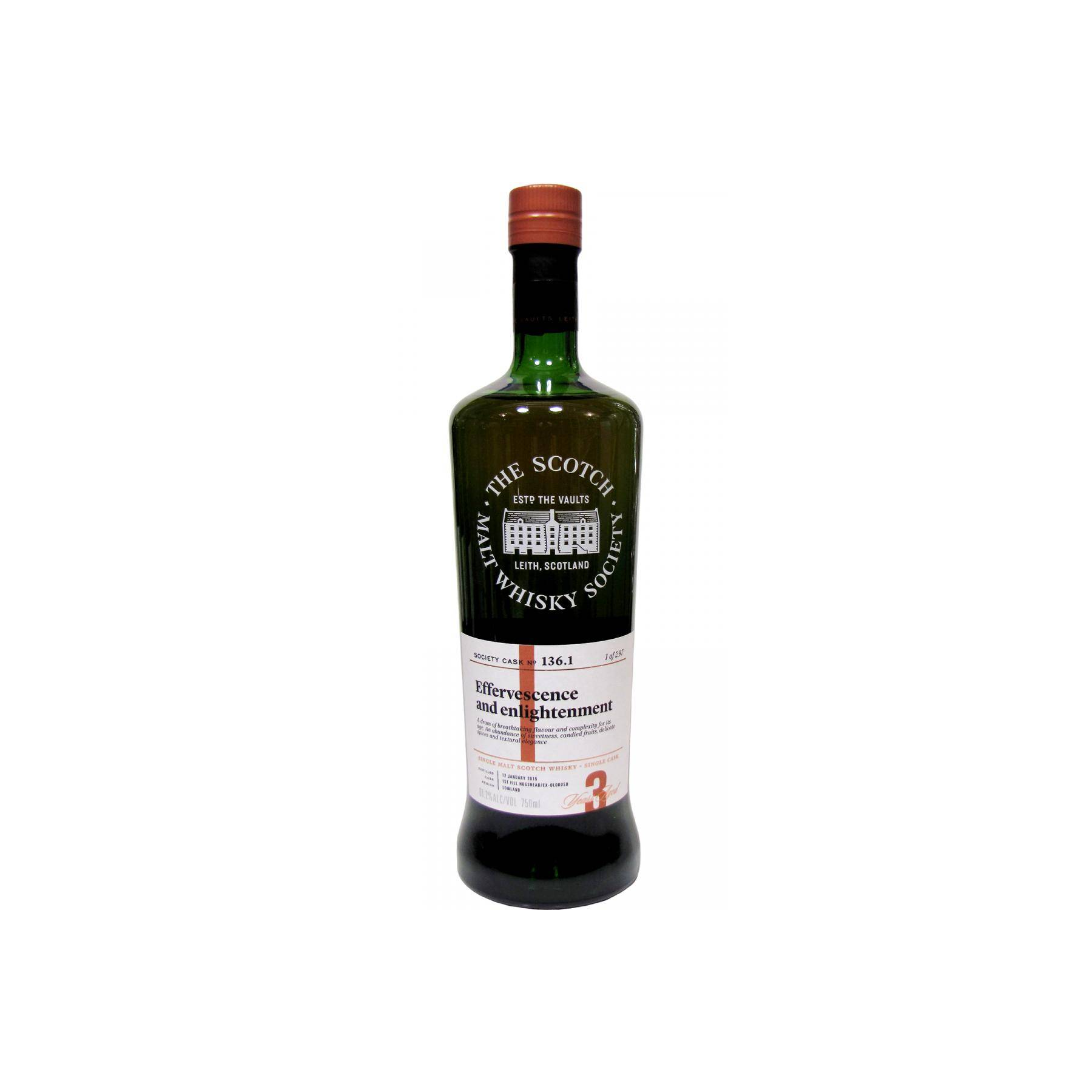 The Scotch Malt Whisky Society 2015 3 Years Single Malt Whisky