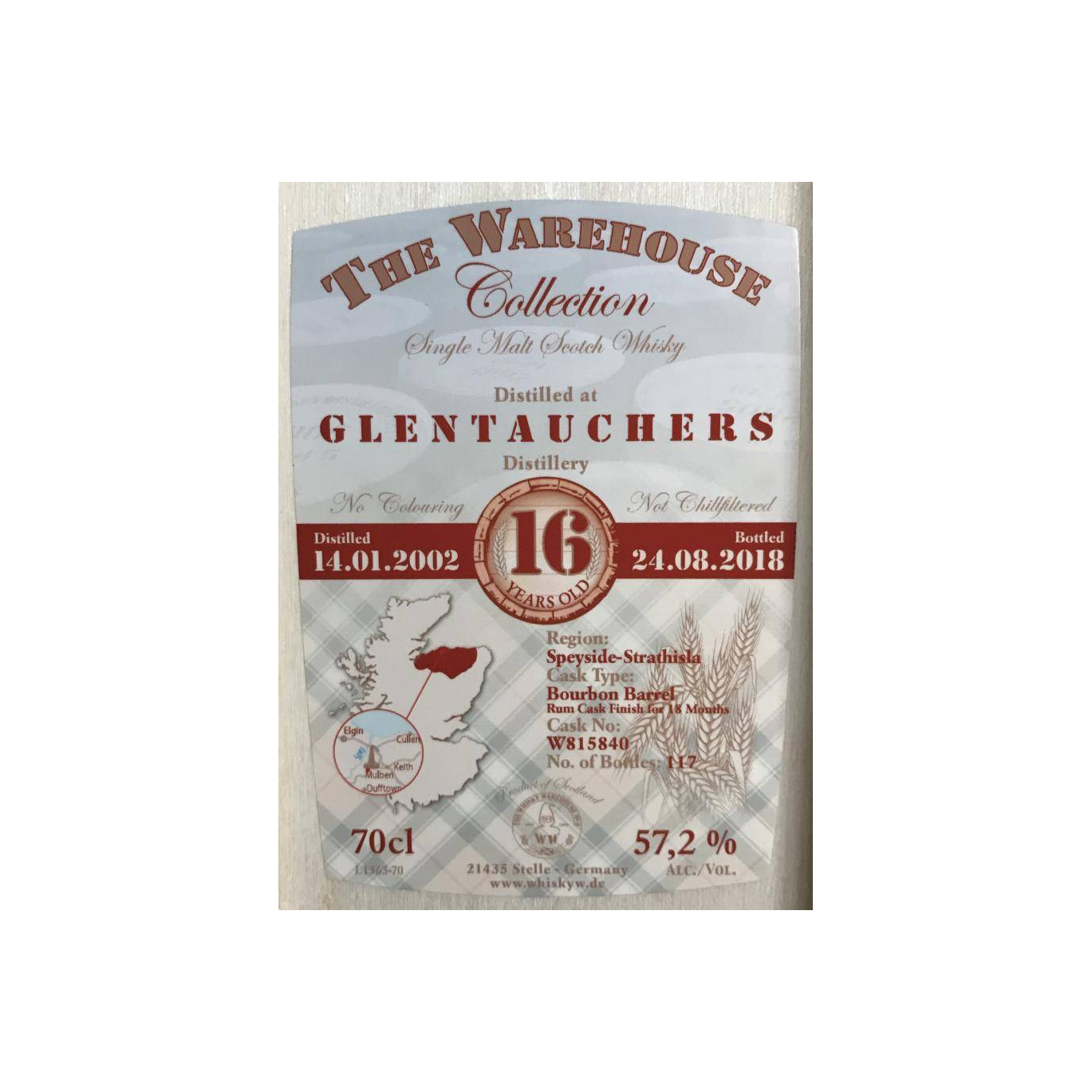 Glentauchers 2002 16 Years Single Malt Whisky 2