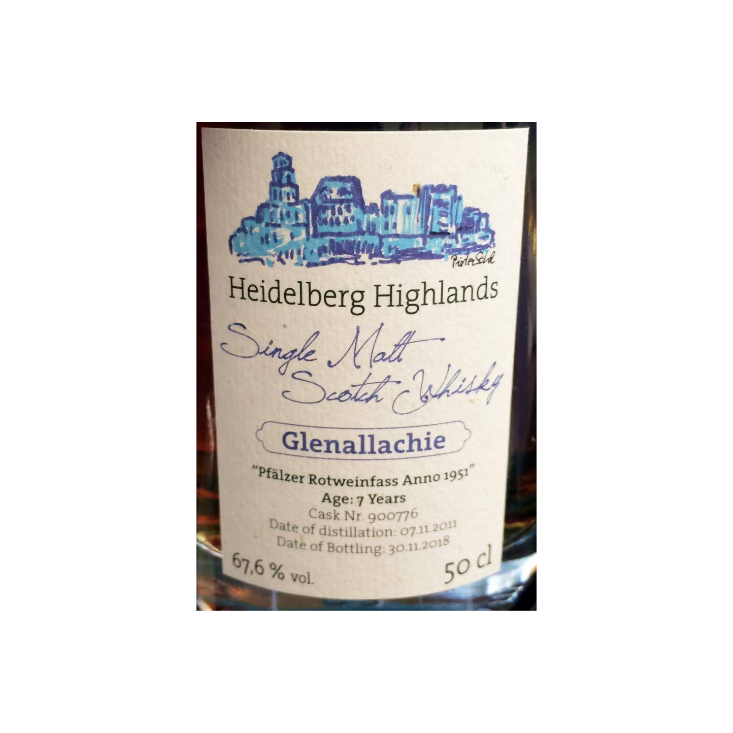 The GlenAllachie 2011 7 Years Single Malt Whisky