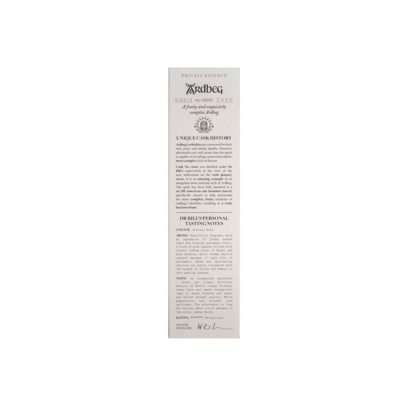 Ardbeg 2000 20 Years Single Malt Whisky 2