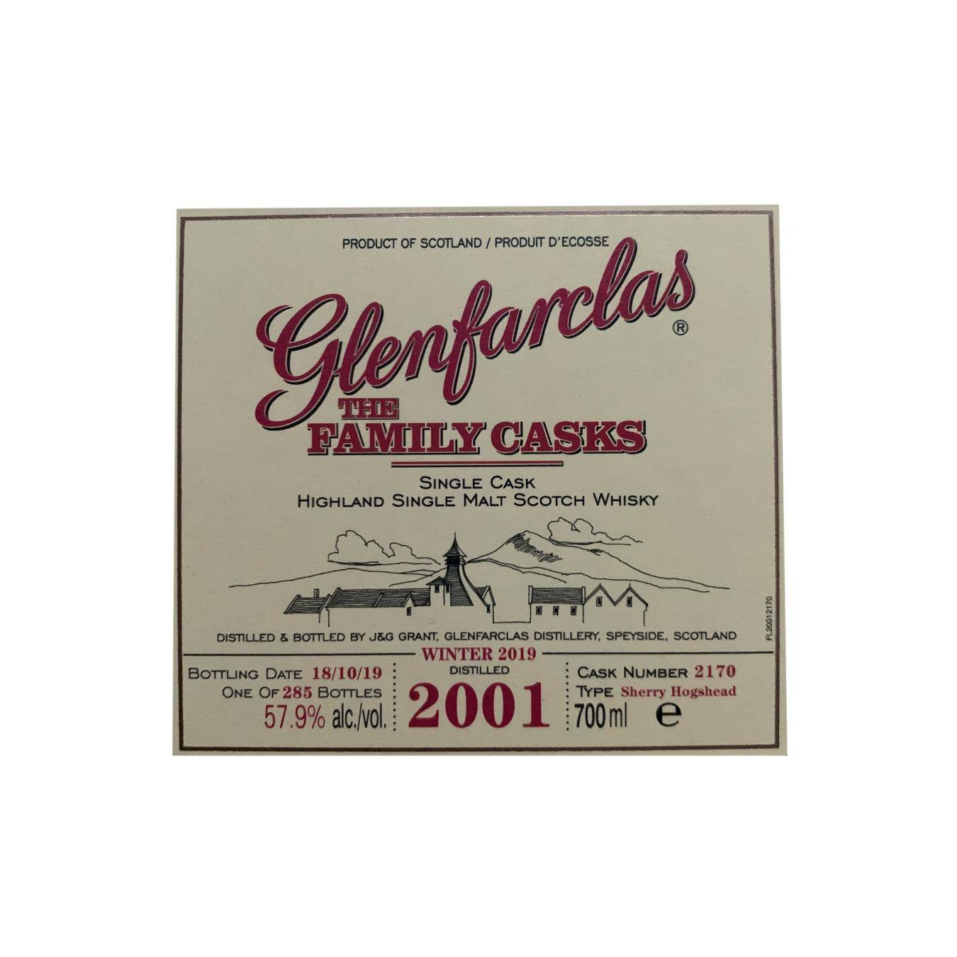 Glenfarclas 2001 18 Years Single Malt Whisky 2