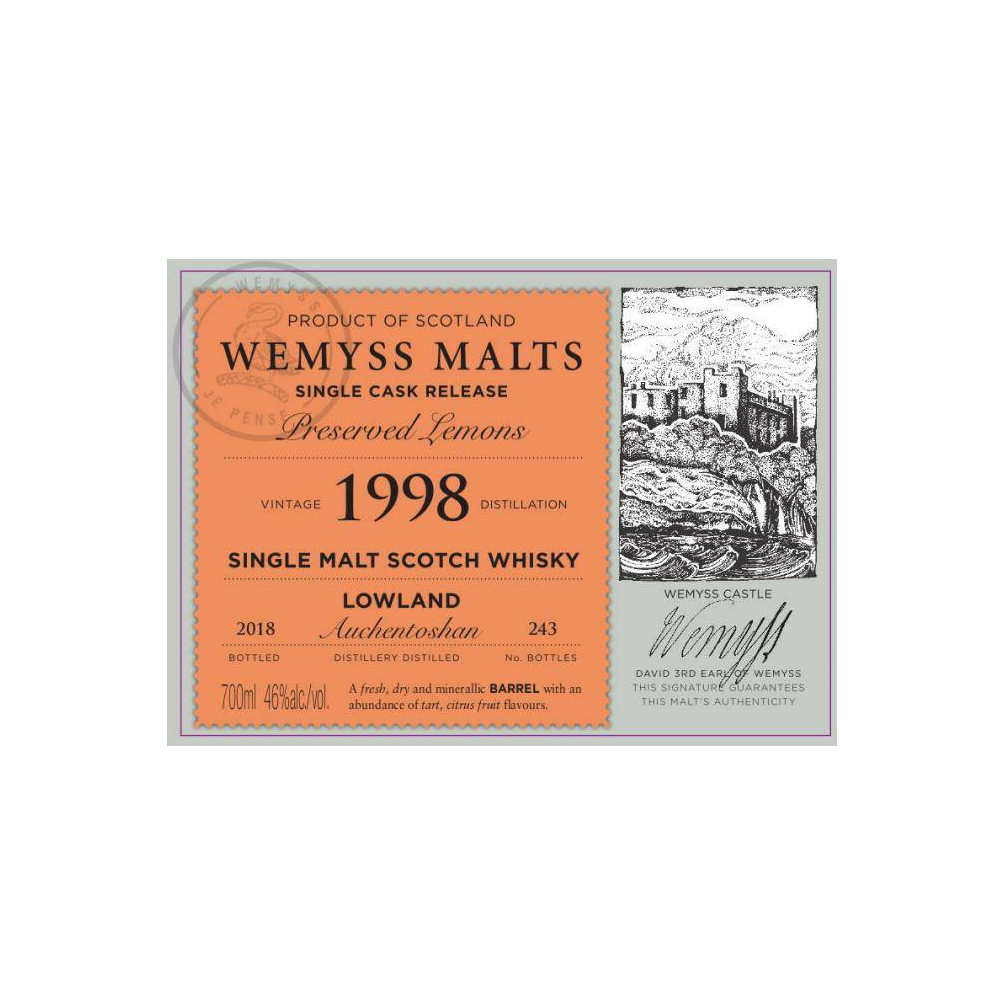 Auchentoshan 1998 20 Years Single Malt Whisky