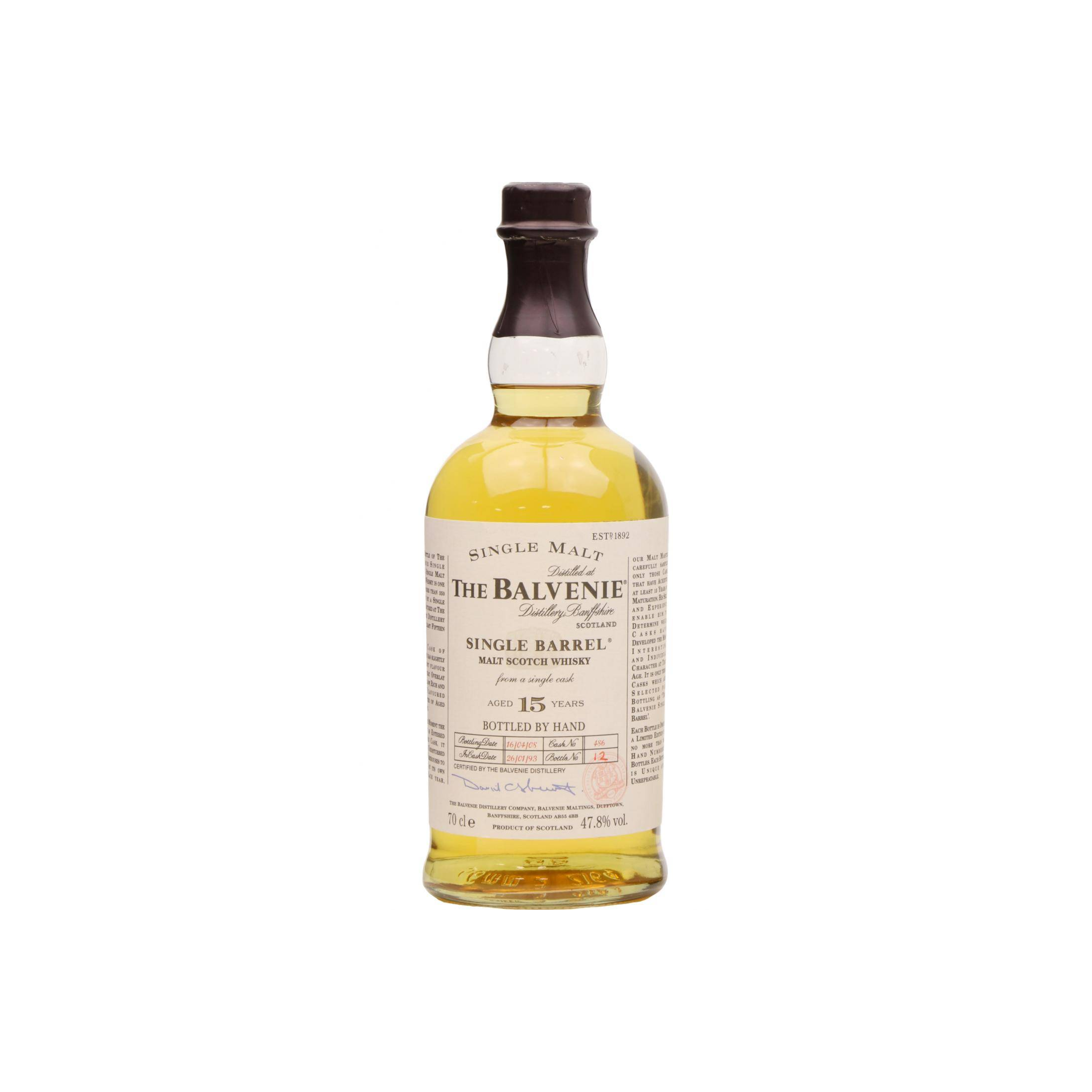 The Balvenie Single Cask 1993 15 Years Single Malt Whisky