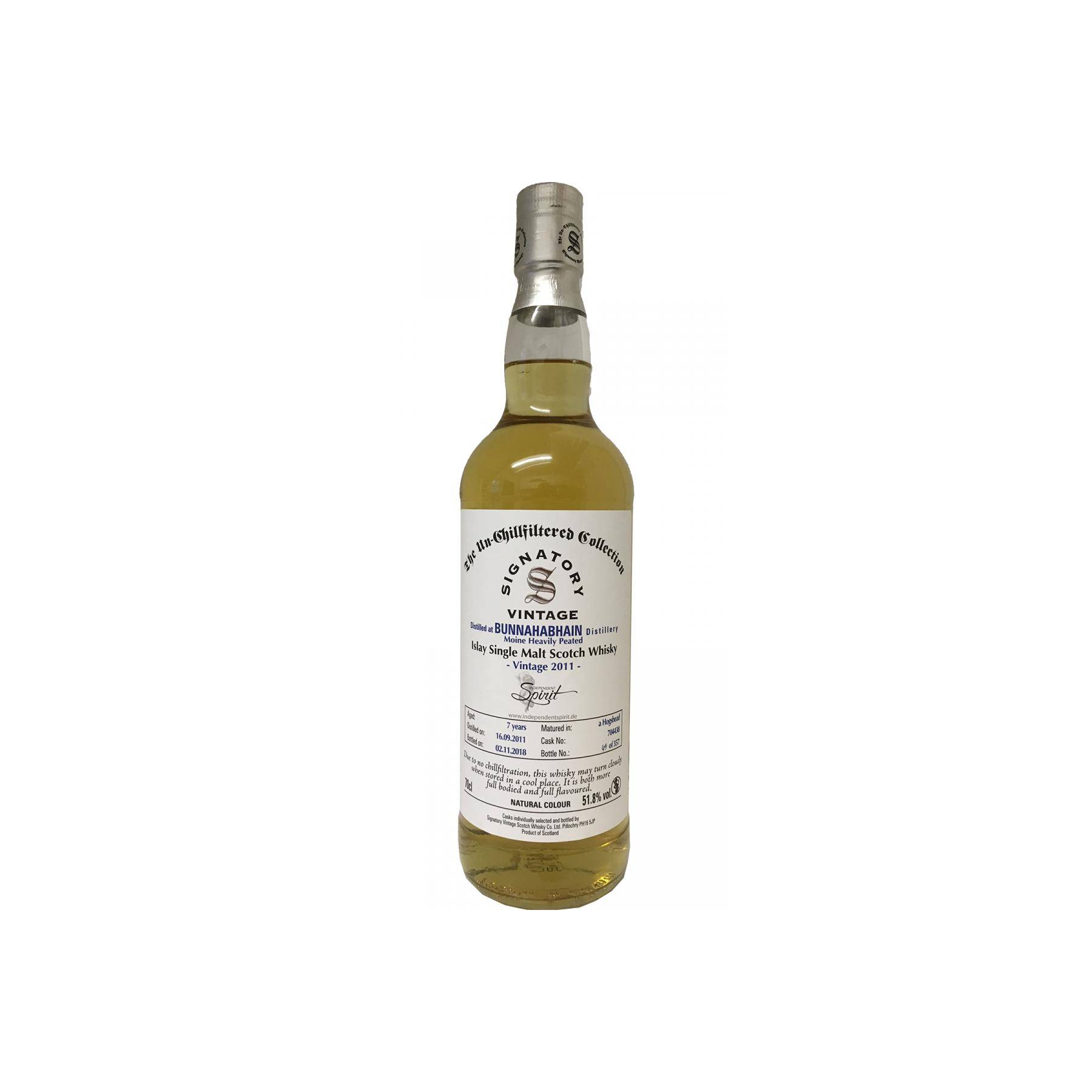 Bunnahabhain The Un-Chillfiltered Collection 2011 7 Years Single Malt Whisky
