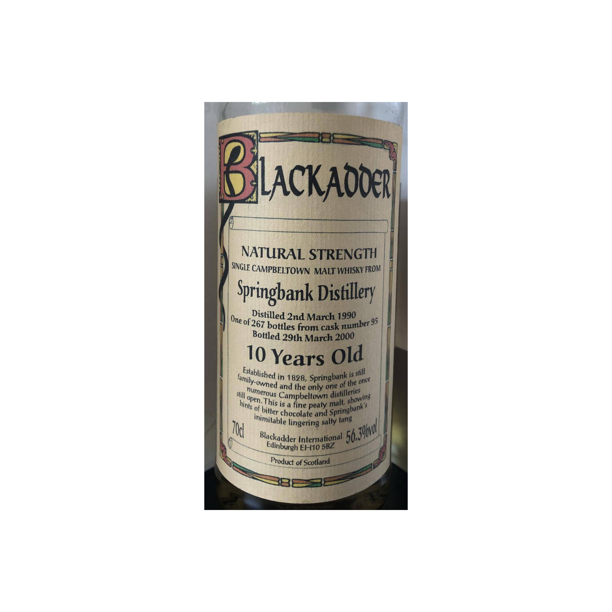 Springbank 10 Years Single Malt Whisky