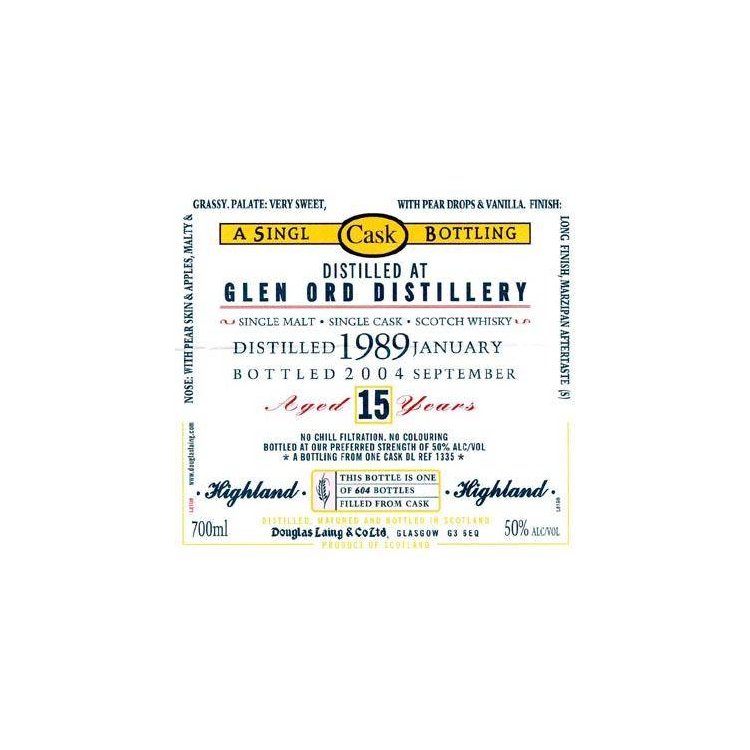 Glen Ord Old Malt Cask 1989 15 Years Single Malt Whisky 2