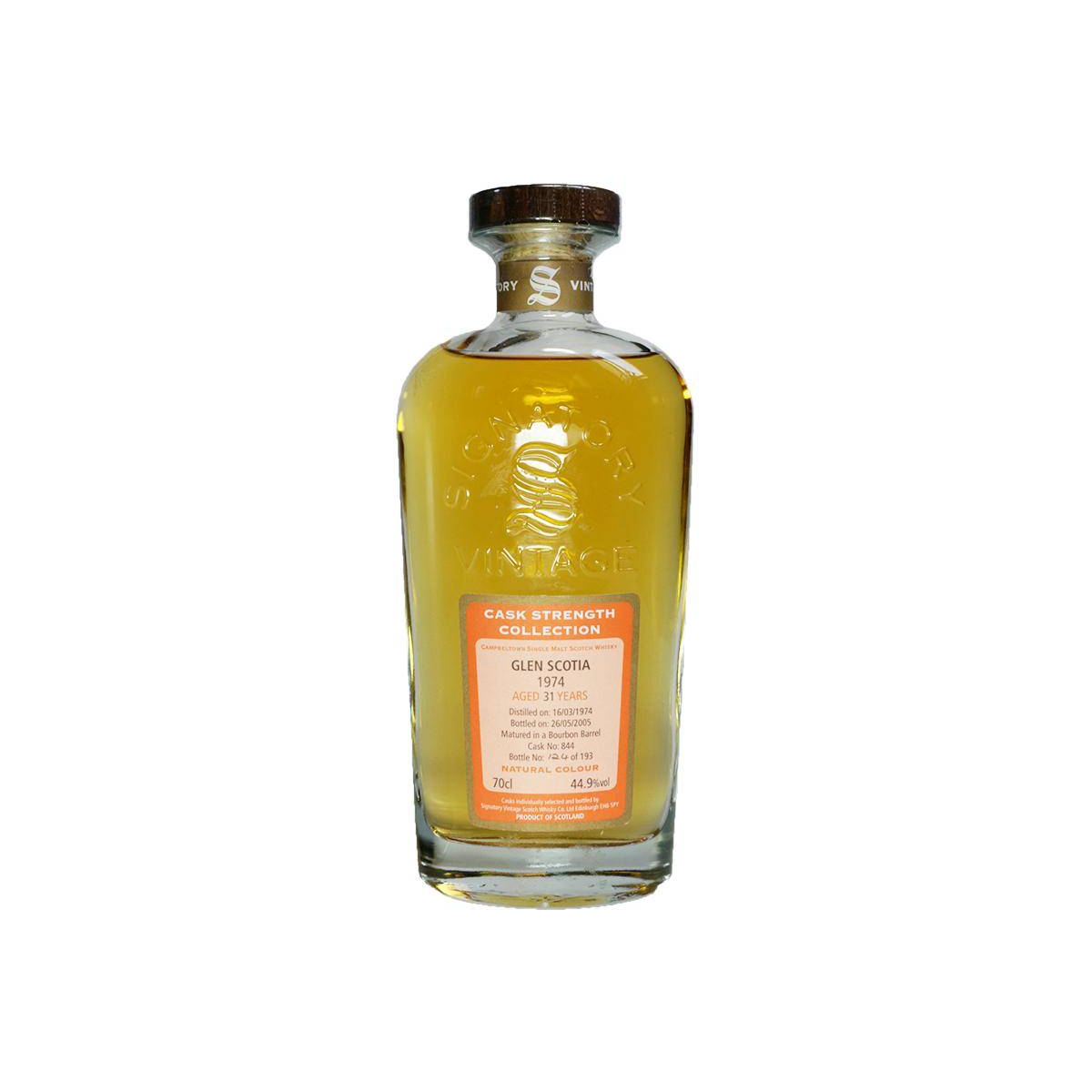 Glen Scotia Cask Strength Collection 1974 31 Years Single Malt Whisky