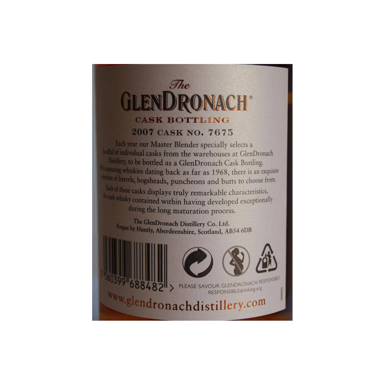 GlenDronach 2007 11 Years Single Malt Whisky 2