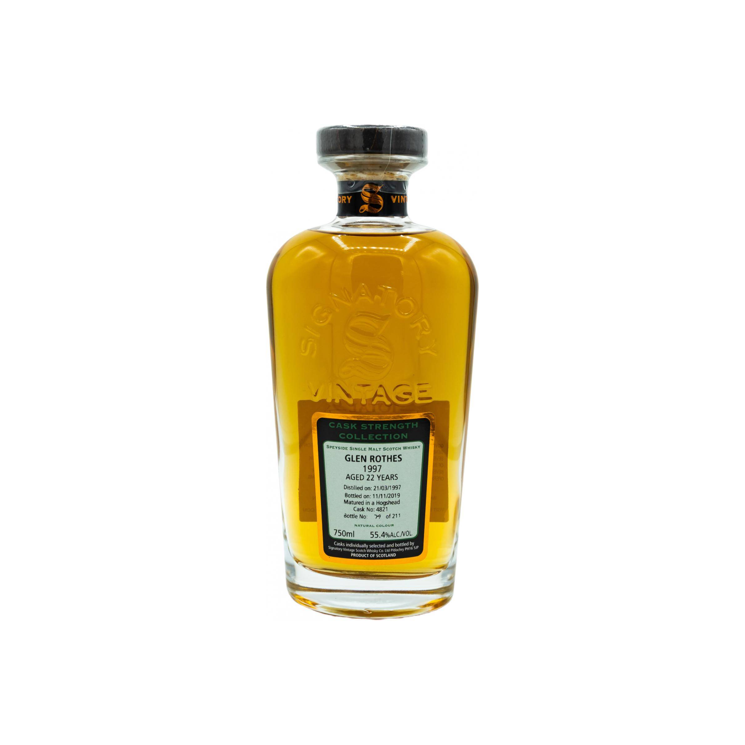 The Glenrothes Cask Strength Collection 1997 22 Years Single Malt Whisky