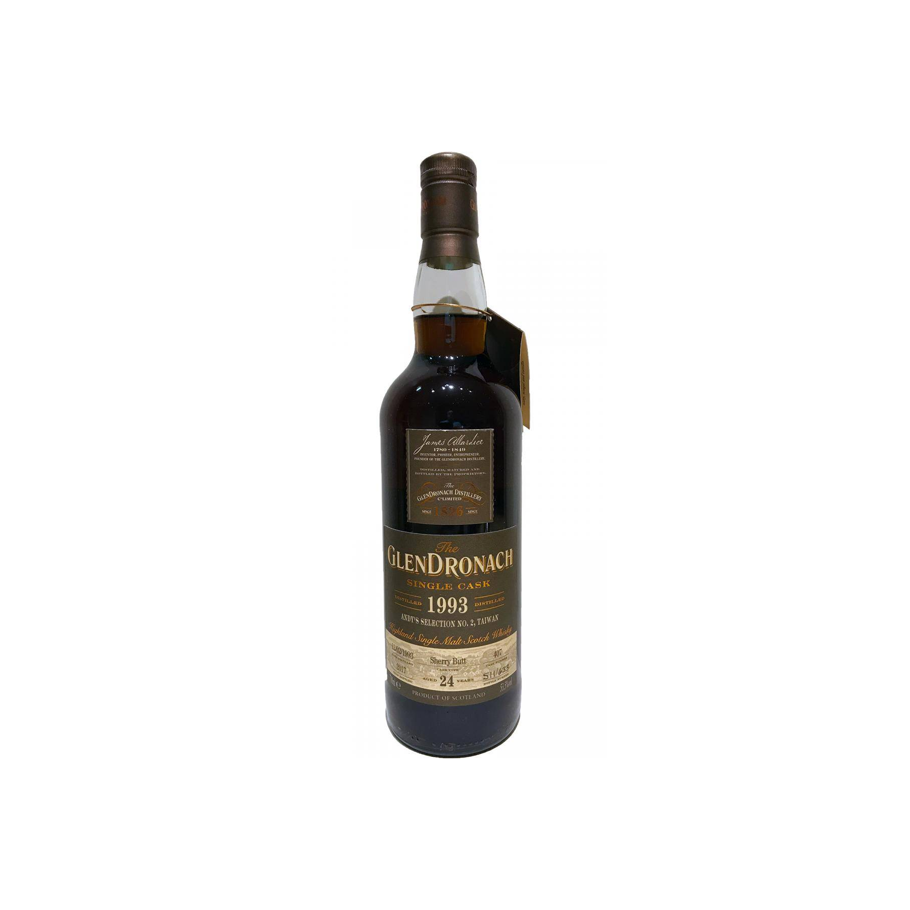 GlenDronach Single Cask 1993 24 Years Single Malt Whisky