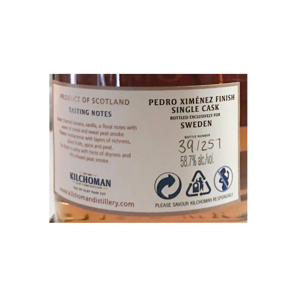 Kilchoman 2013 5 Years Single Malt Whisky 3