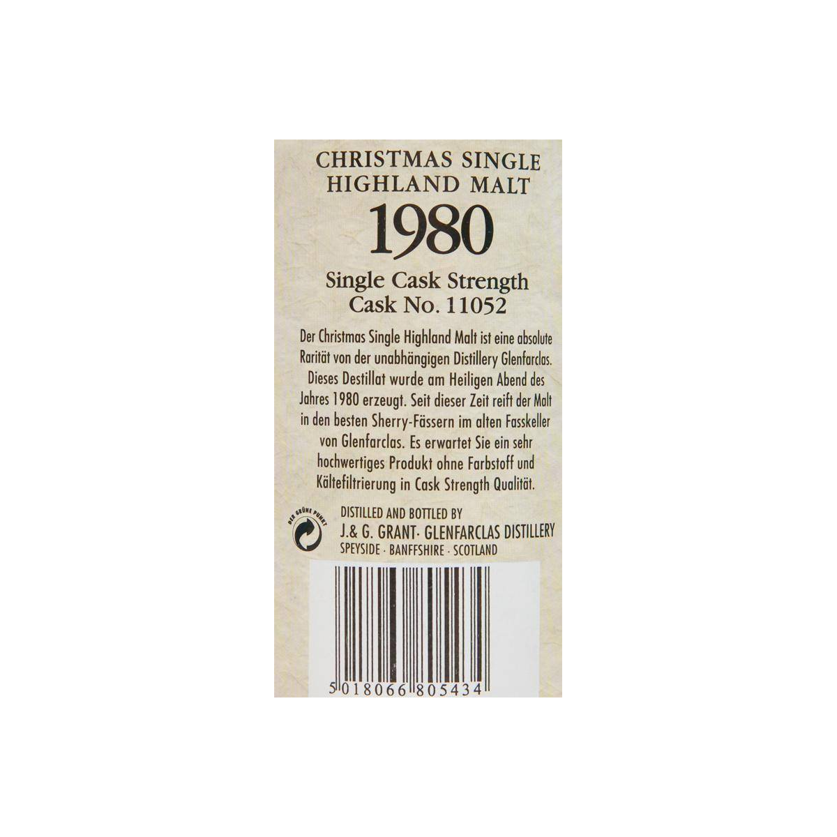 Glenfarclas 1980 21 Years Single Malt Whisky 3