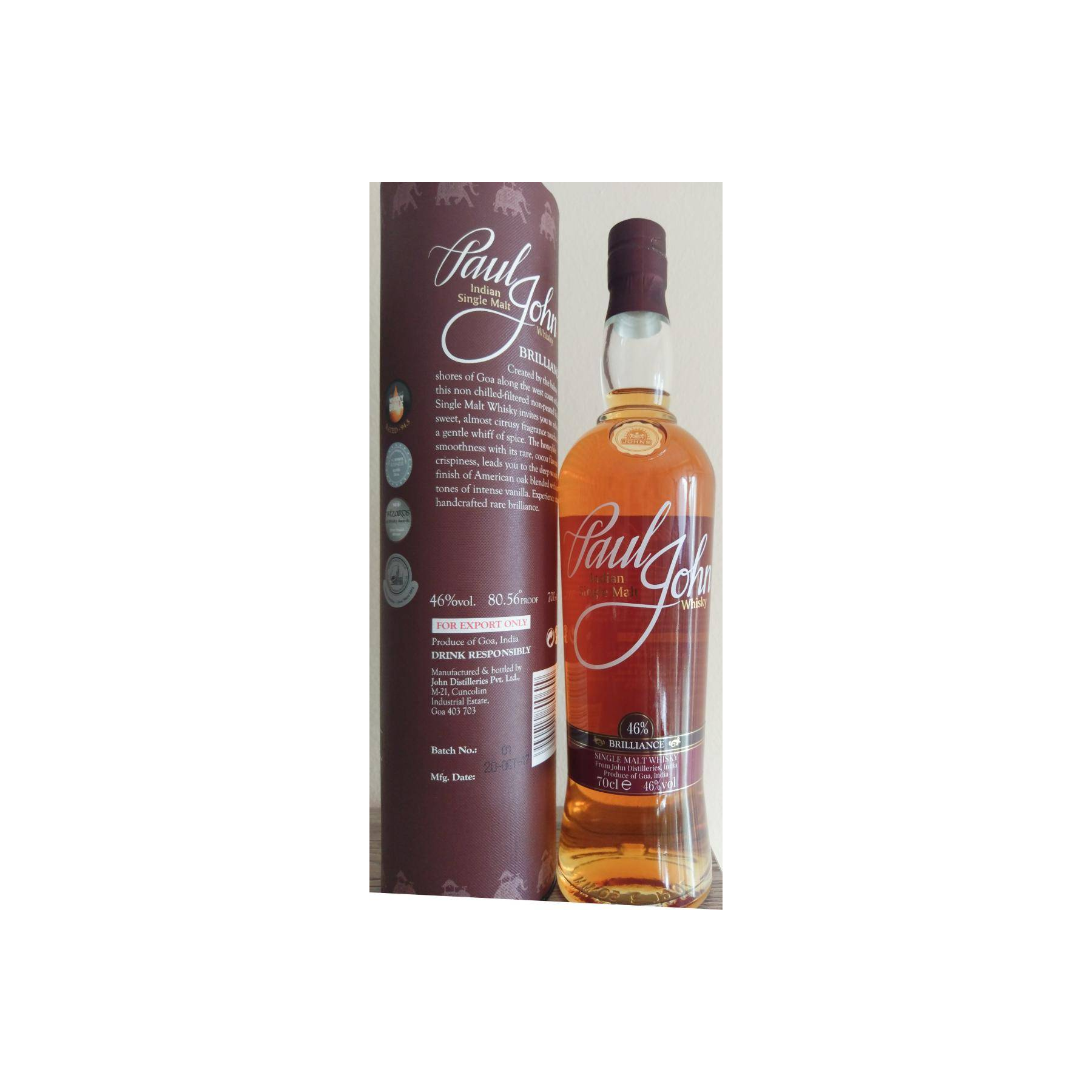 Paul John Single Malt Whisky 2