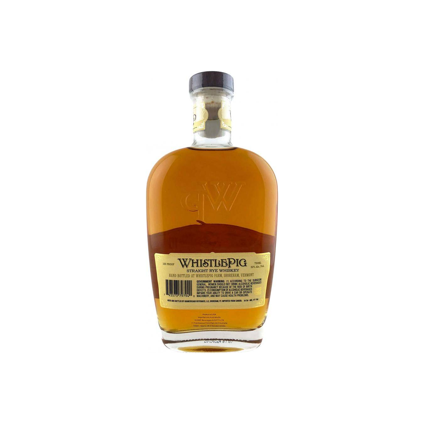 WhistlePig 10 Years Rye Whisky 2