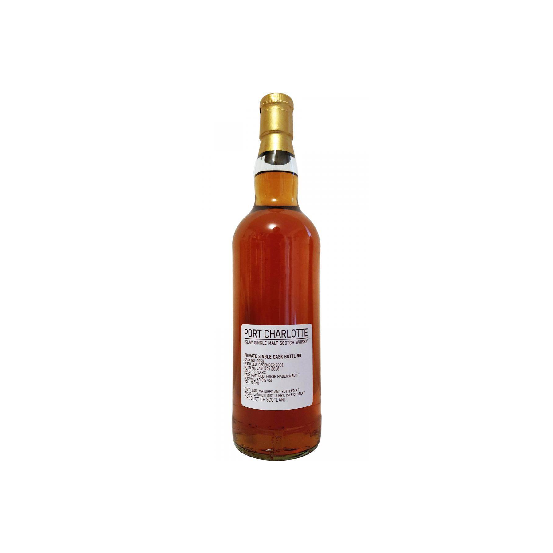 Port Charlotte 2001 14 Years Single Malt Whisky