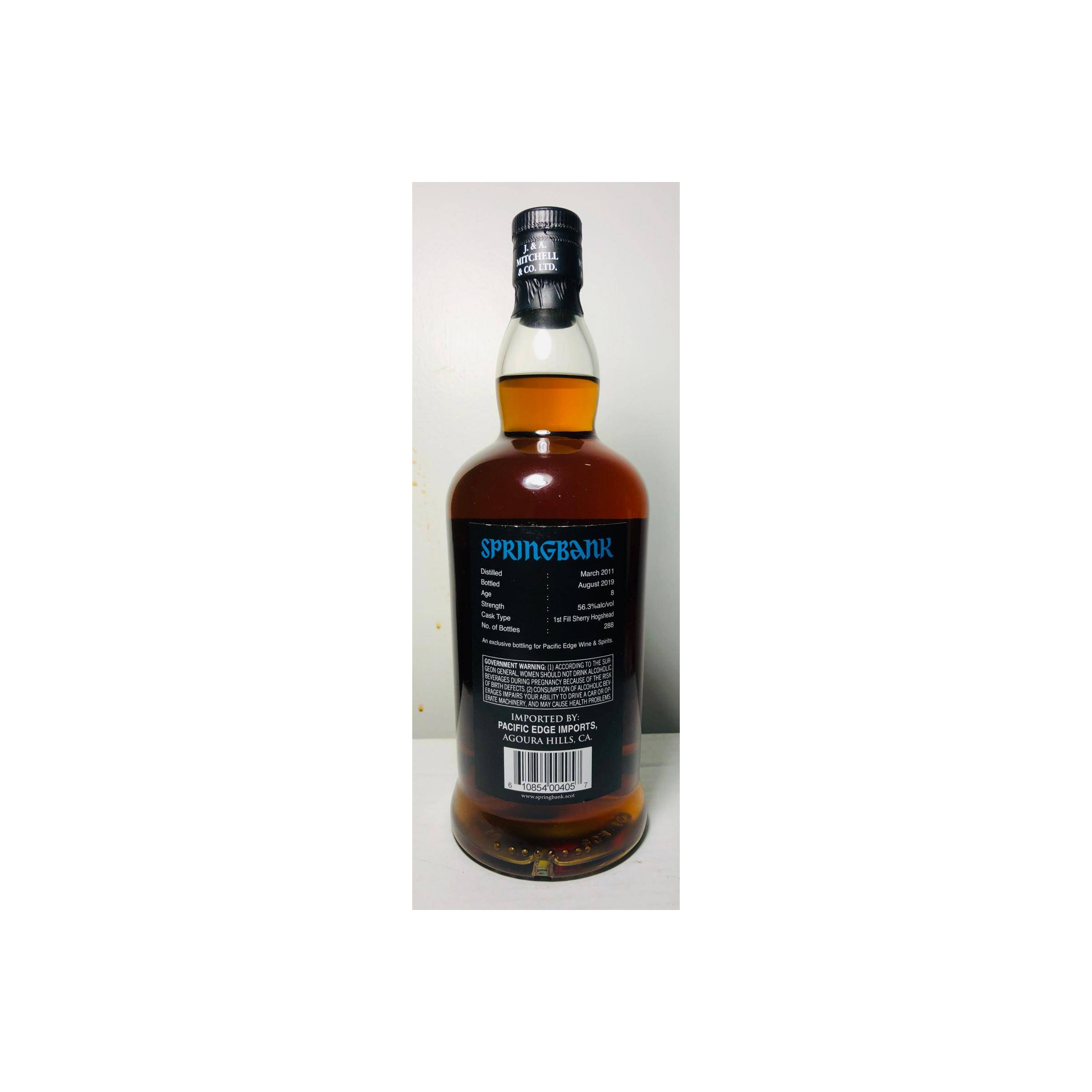 Springbank Single Cask 2011 8 Years Single Malt Whisky 2