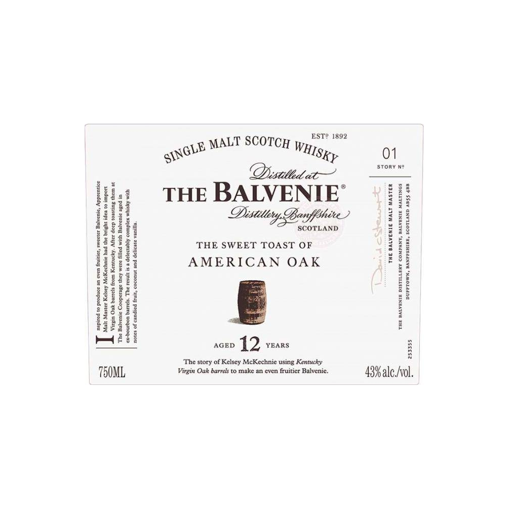 The Balvenie 12 Years Single Malt Whisky