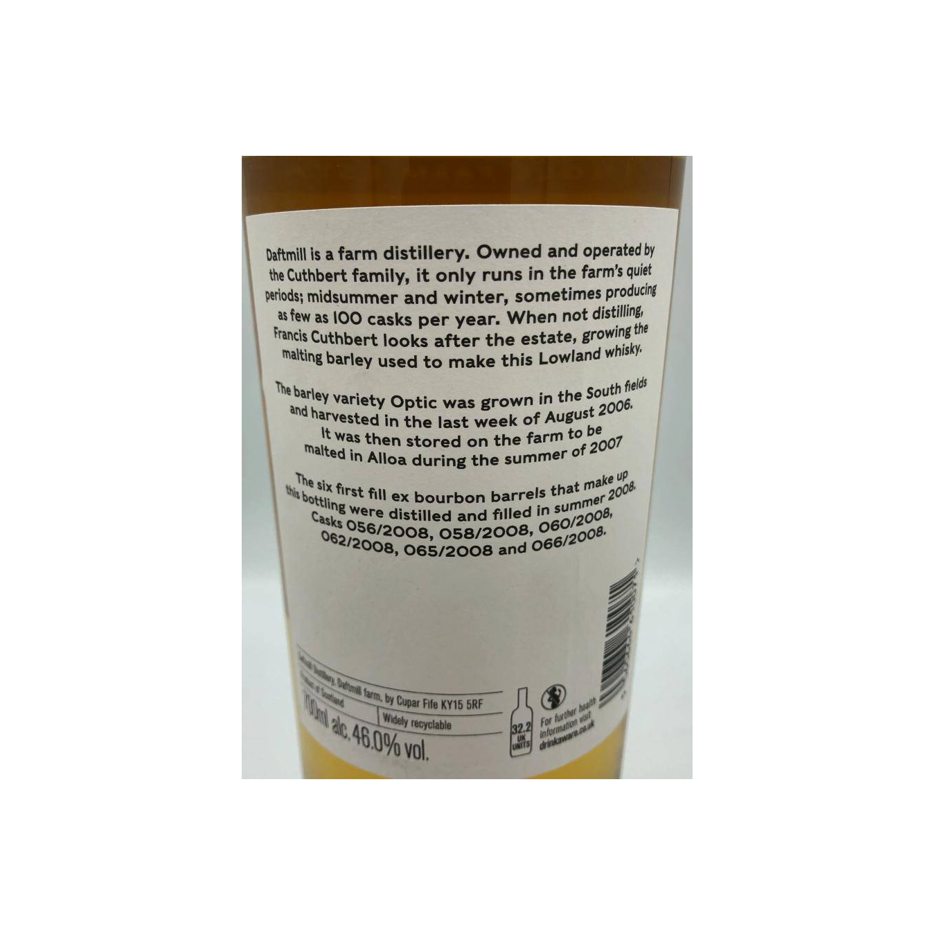 Daftmill 2008 11 Years Single Malt Whisky 2