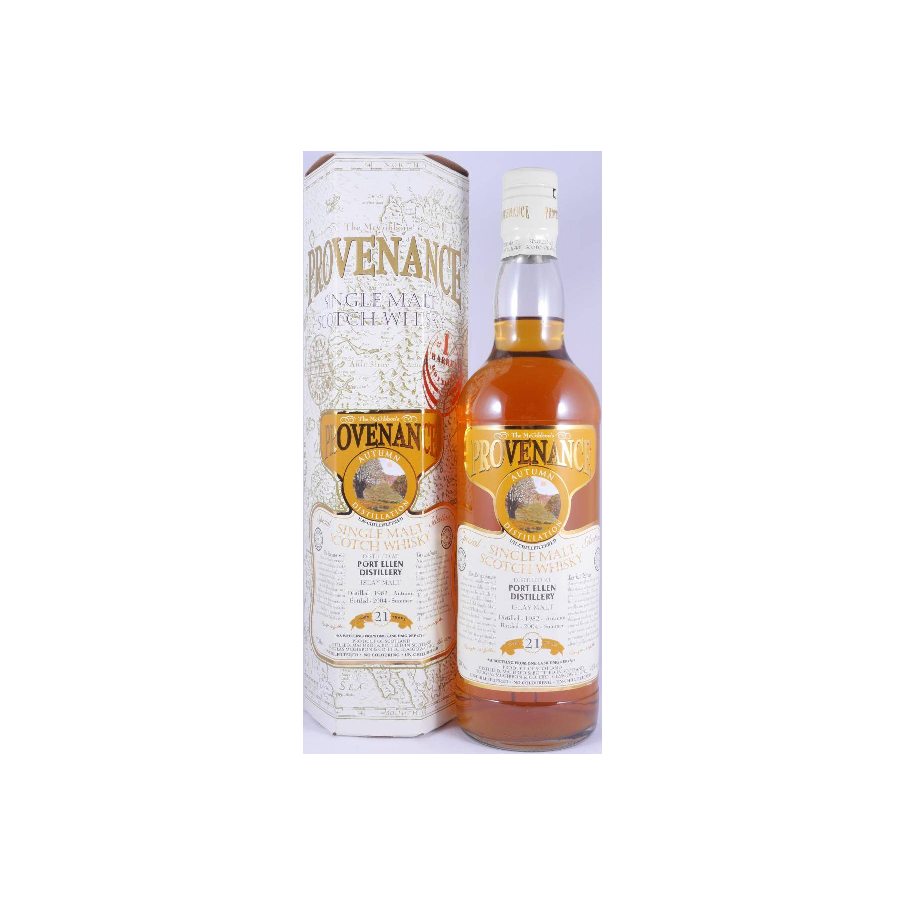 Port Ellen McGibbon's Provenance 1982 21 Years Single Malt Whisky 2