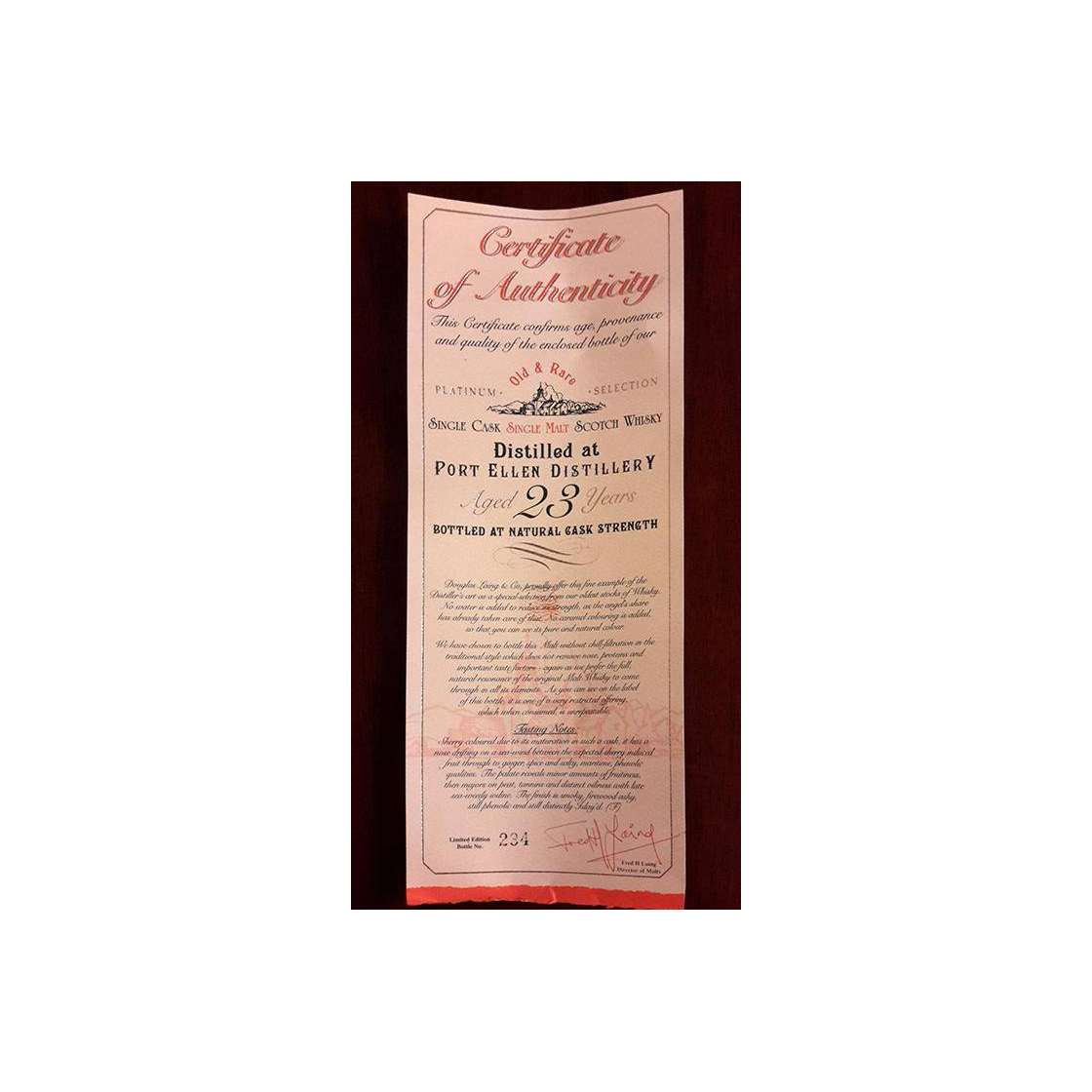 Port Ellen 1983 23 Years Single Malt Whisky 3