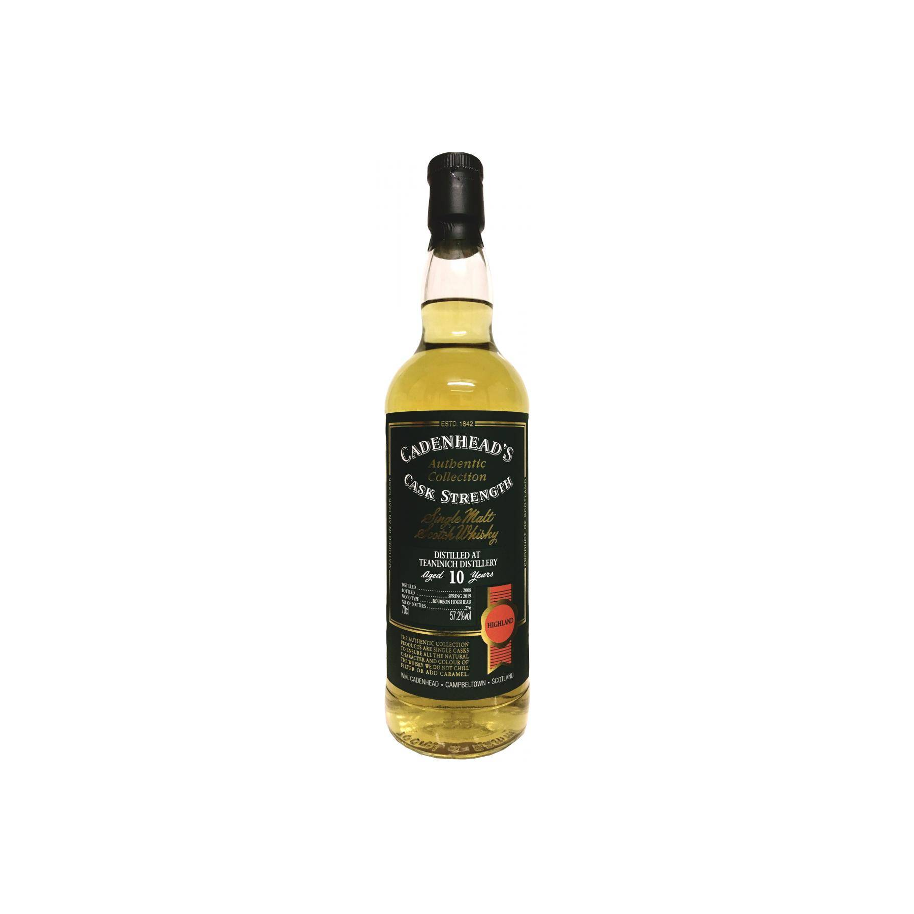Teaninich Authentic Collection 2008 10 Years Single Malt Whisky