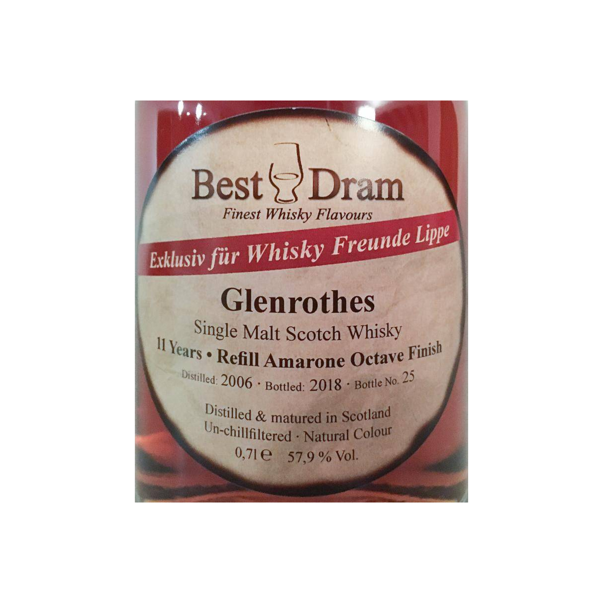 The Glenrothes 2006 11 Years Single Malt Whisky