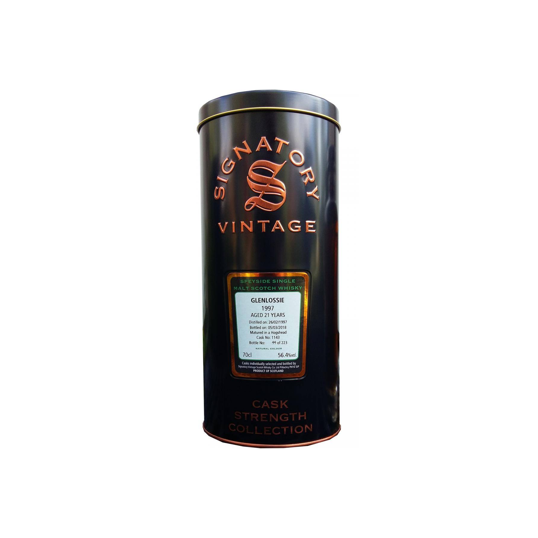 Glenlossie Cask Strength Collection 1997 21 Years Single Malt Whisky 3