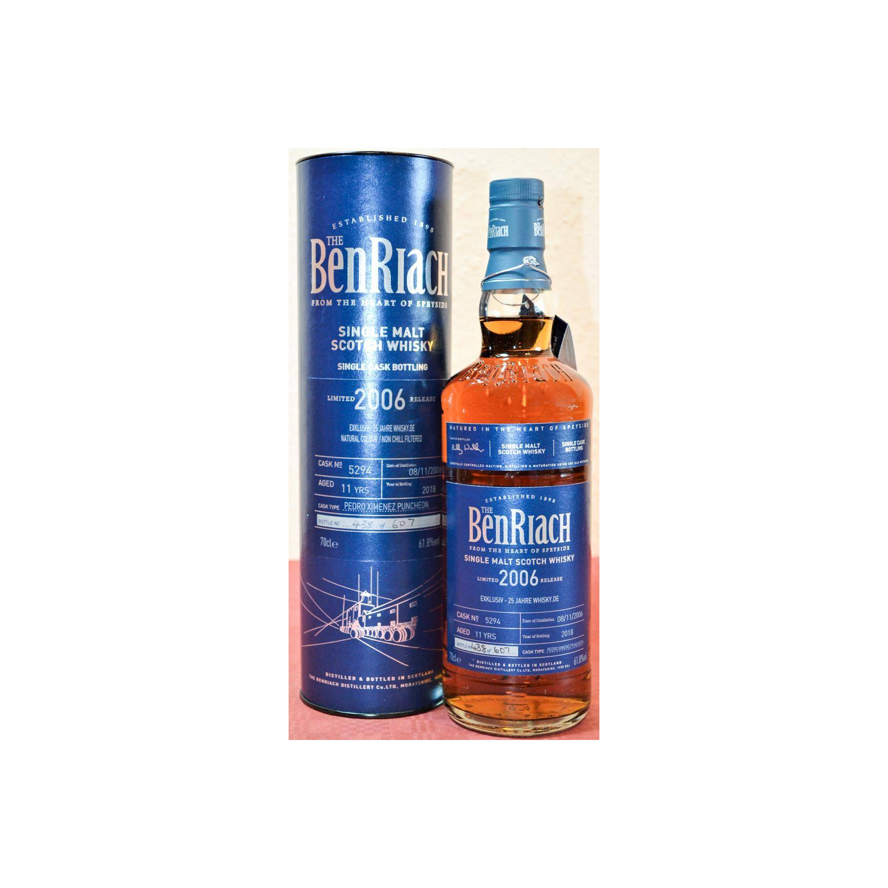 BenRiach Individual Cask Bottling 2006 11 Years Single Malt Whisky 2