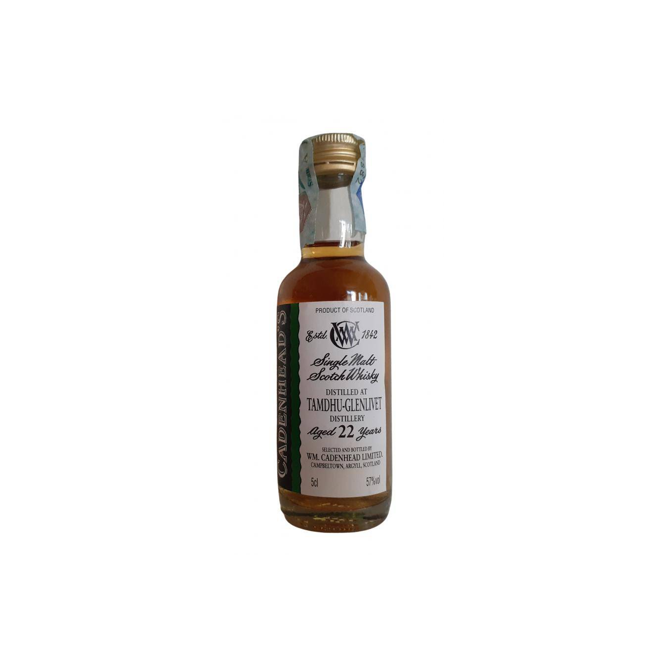 Tamdhu Miniature 1991 22 Years Single Malt Whisky 2