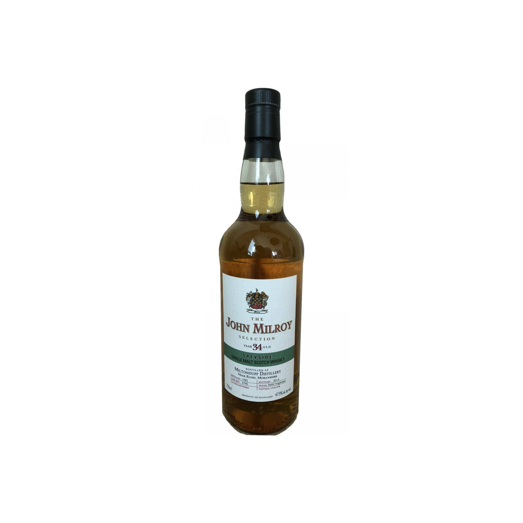 Miltonduff 1982 34 Years Single Malt Whisky