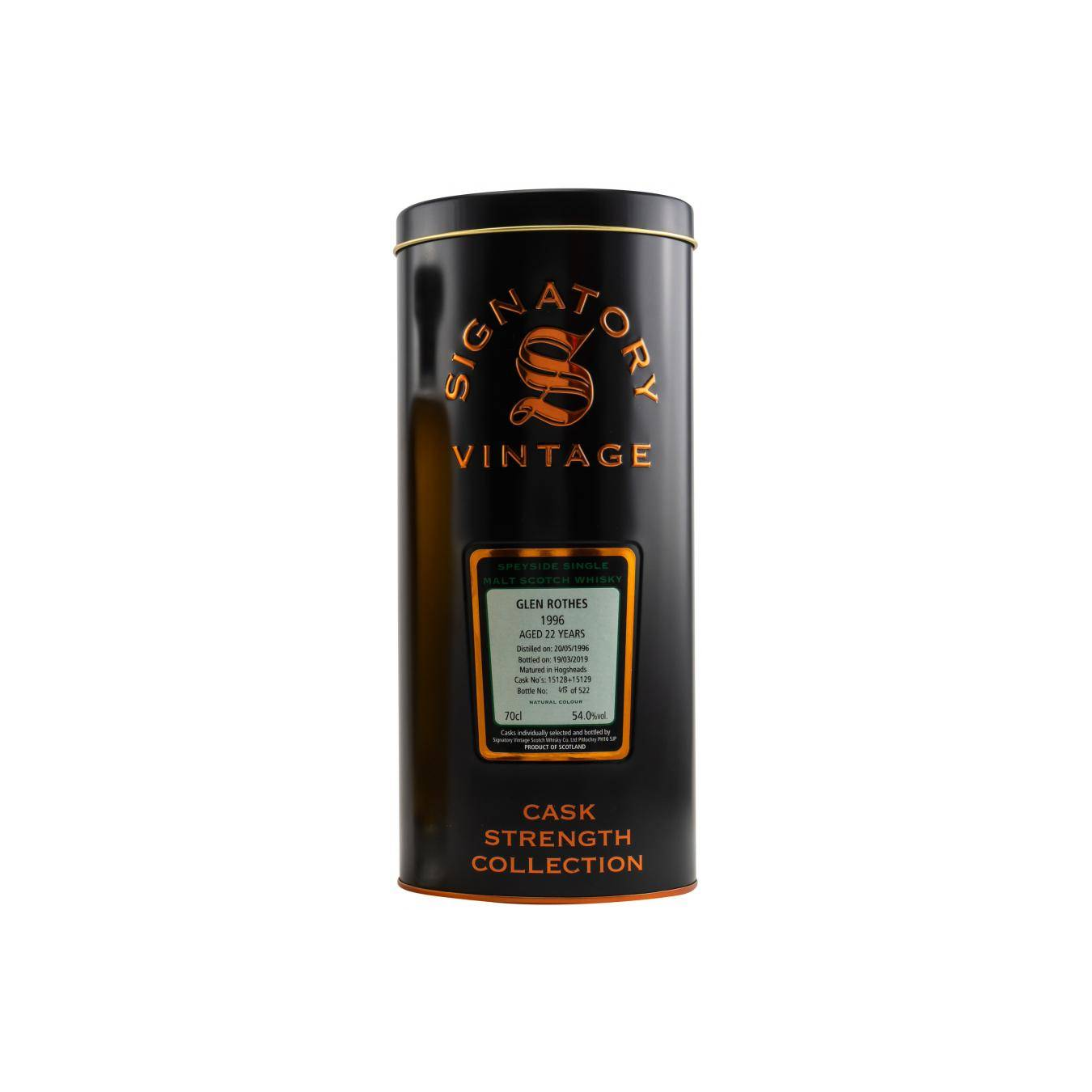 The Glenrothes Cask Strength Collection 1996 22 Years Single Malt Whisky 2