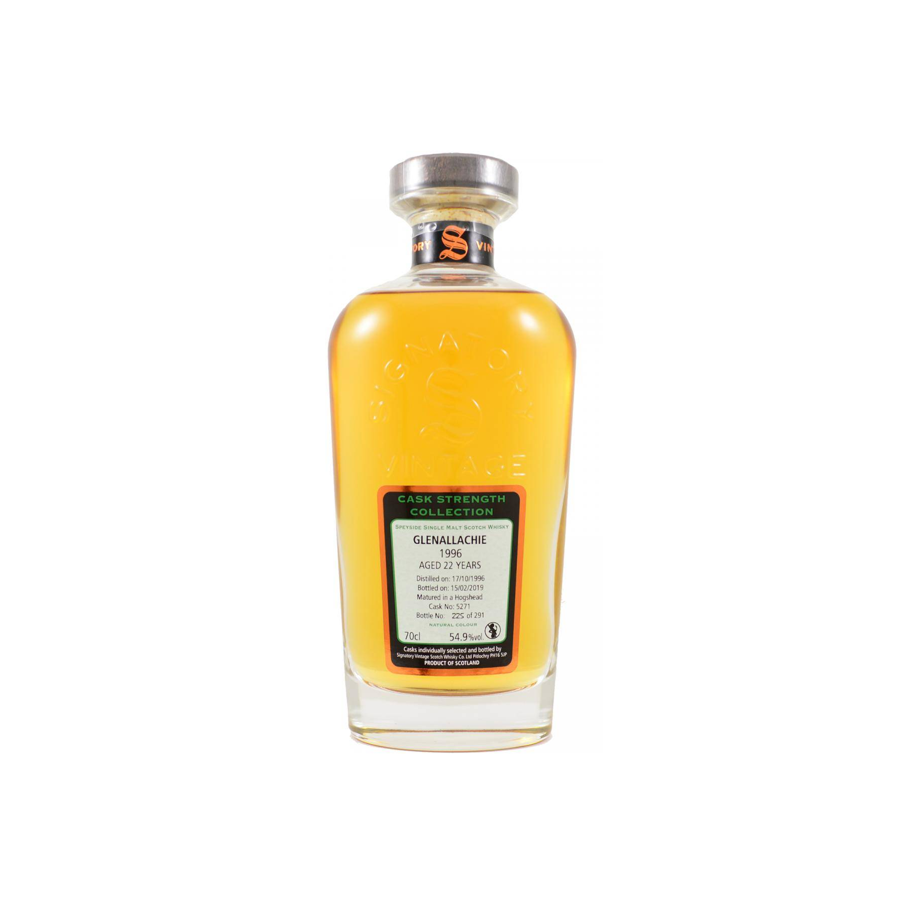 The GlenAllachie Cask Strength Collection 1996 22 Years Single Malt Whisky
