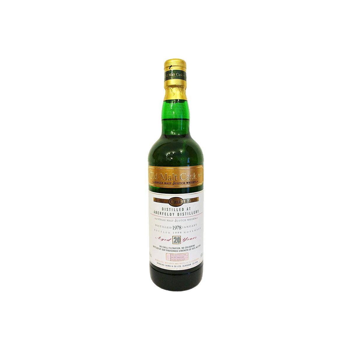 Aberfeldy Old Malt Cask 1978 20 Years Single Malt Whisky