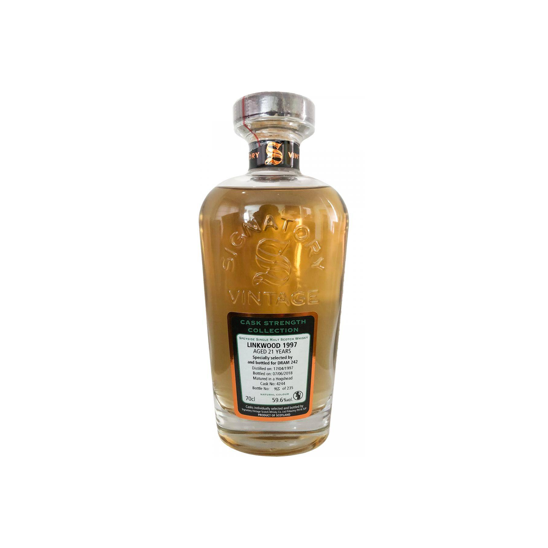 Linkwood Cask Strength Collection 1997 21 Years Single Malt Whisky