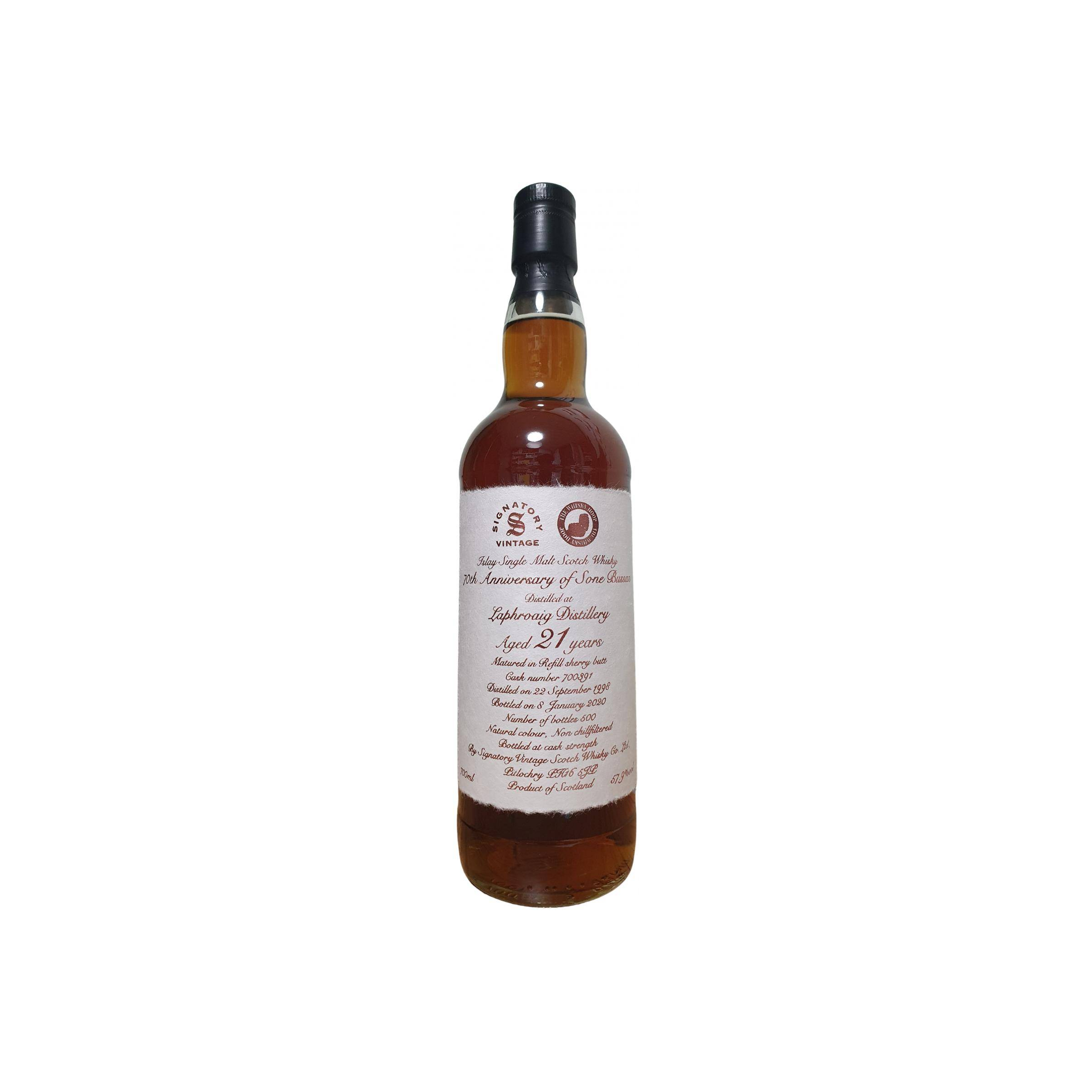 Laphroaig 1998 21 Years Single Malt Whisky
