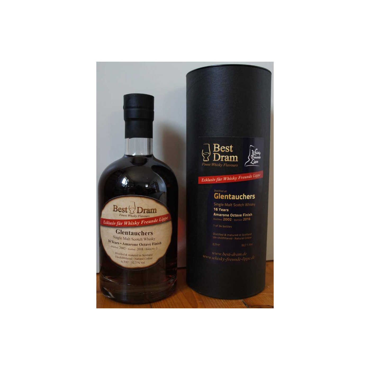 Glentauchers 2002 16 Years Single Malt Whisky 2