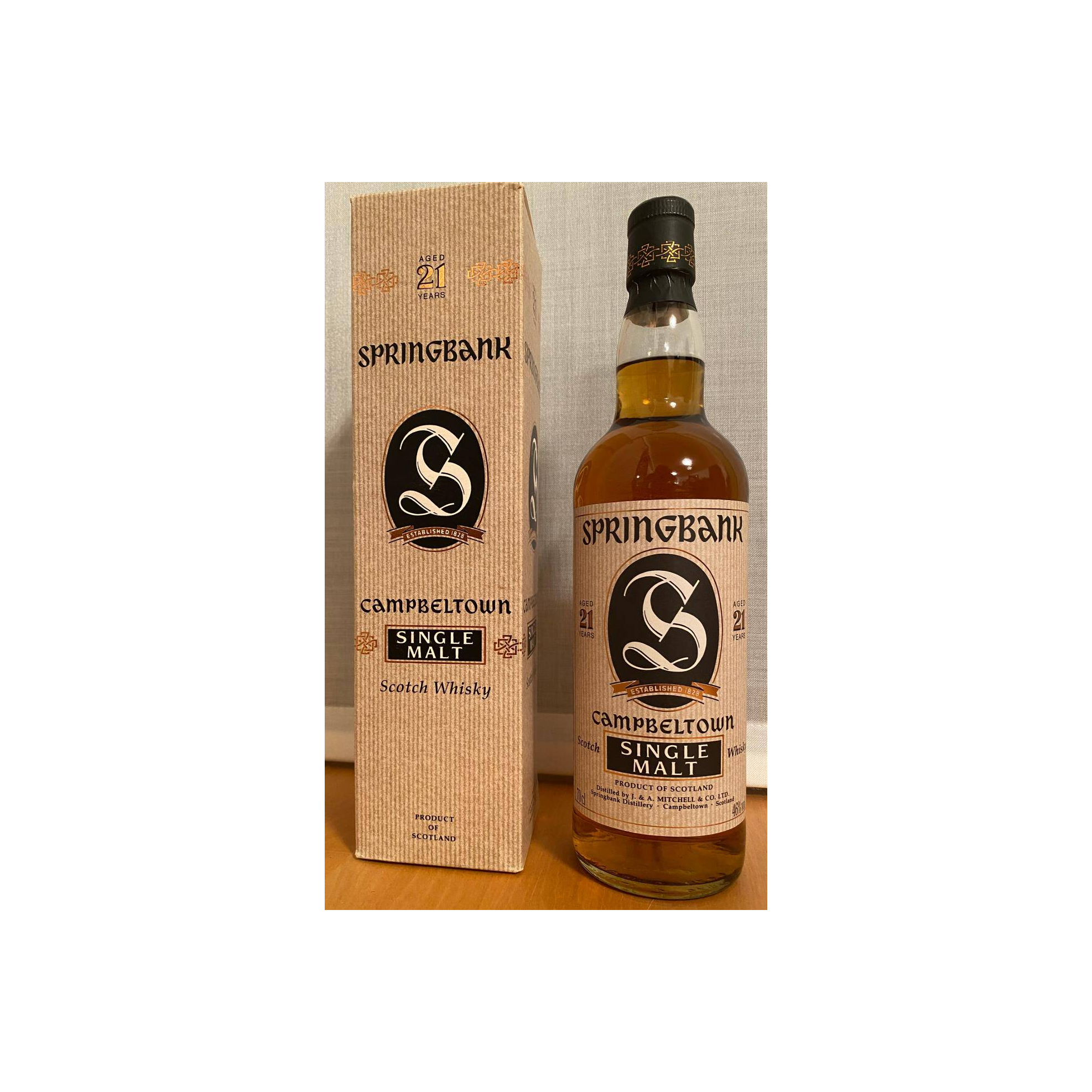 Springbank 21 Years Single Malt Whisky 2