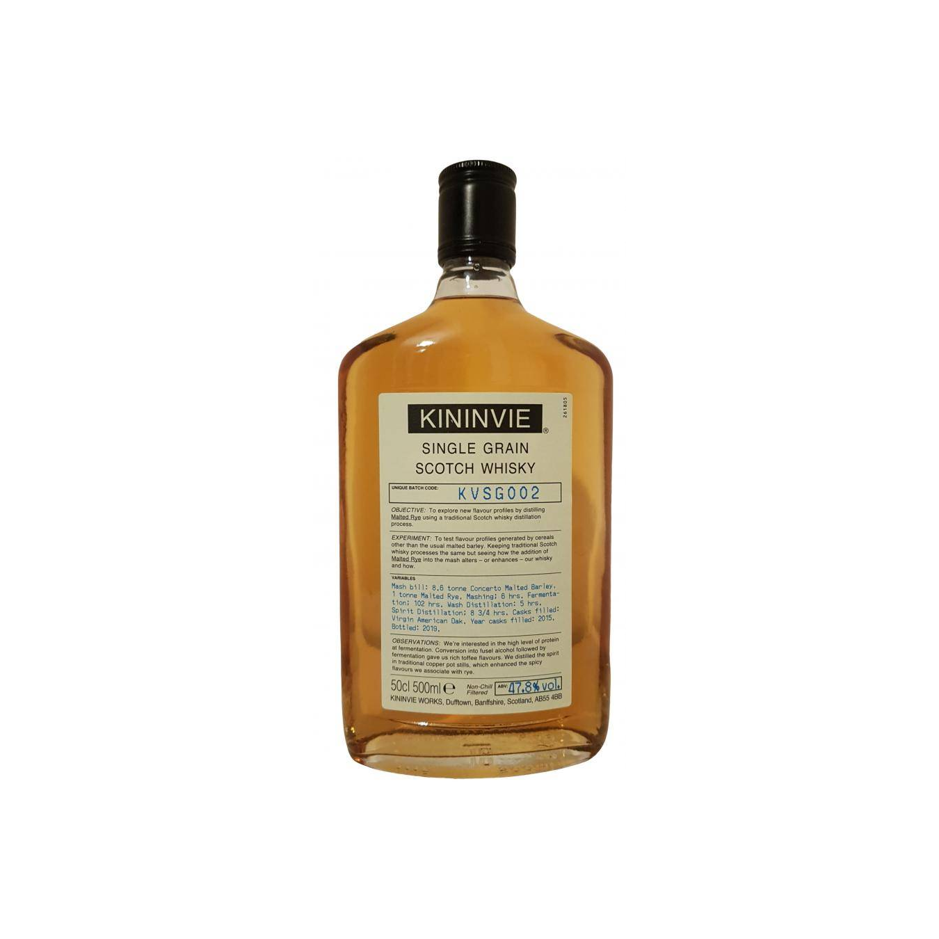 Kininvie 2015 3 Years Single Grain Whisky 2
