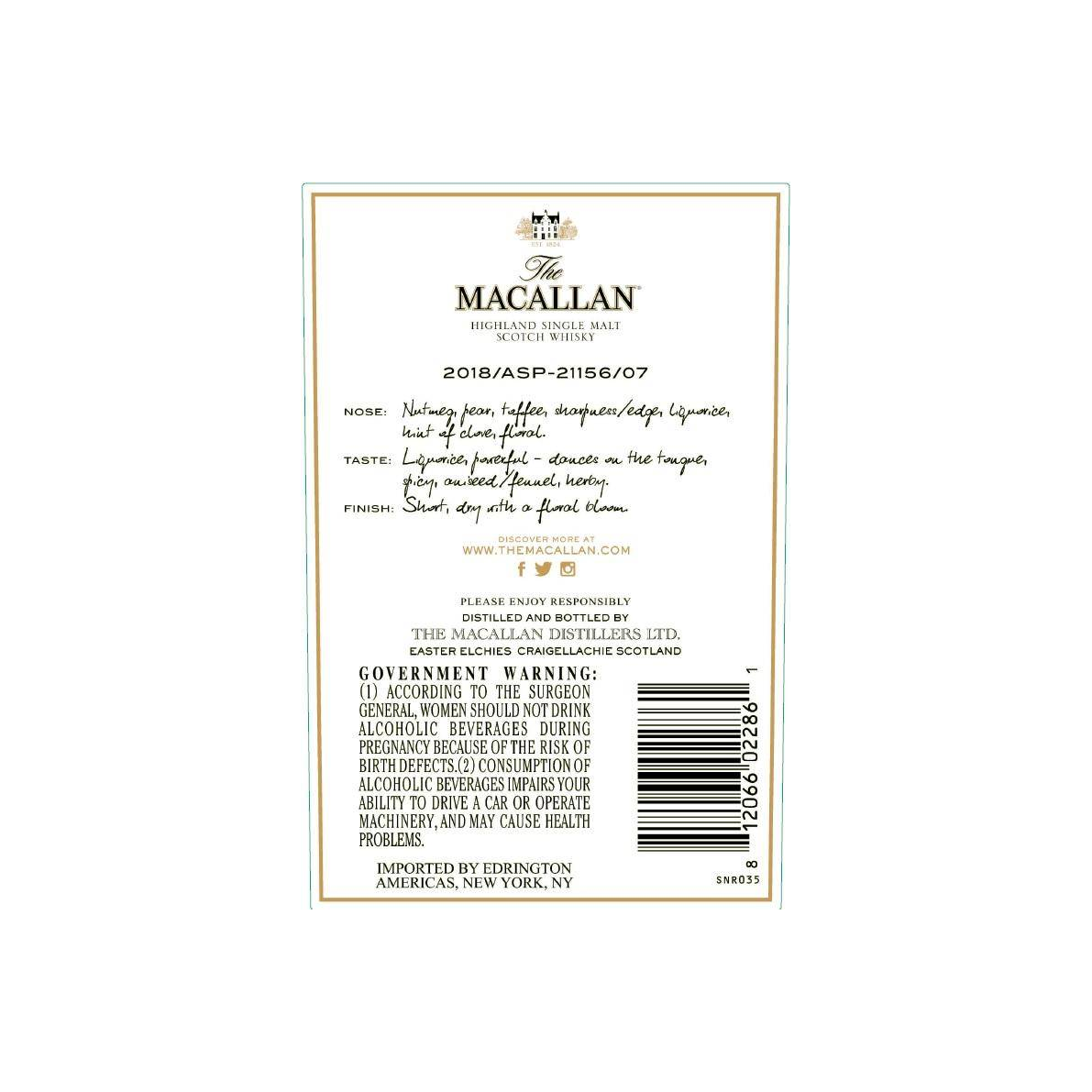 The Macallan 2005 12 Years Single Malt Whisky 3