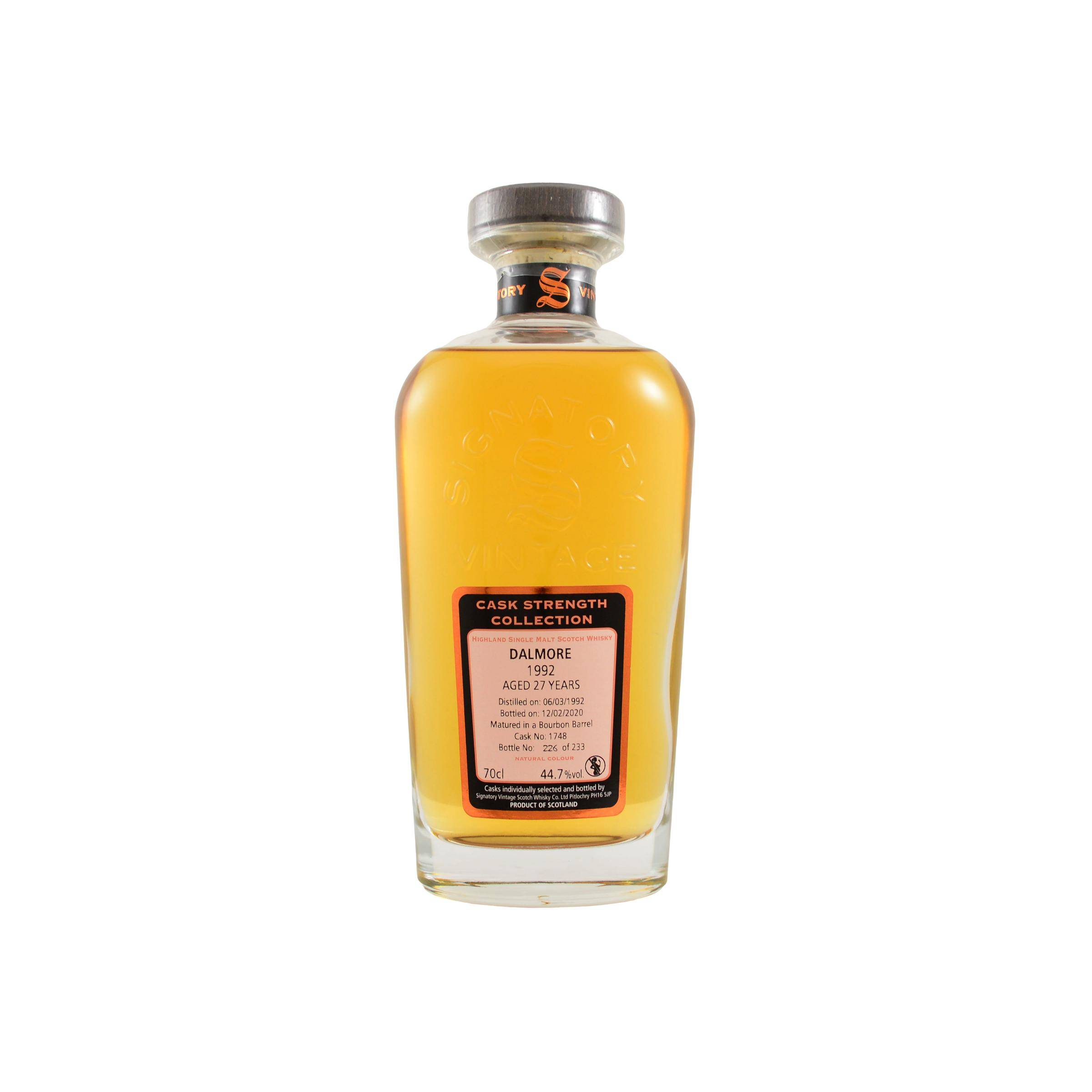 The Dalmore Cask Strength Collection 1992 27 Years Single Malt Whisky