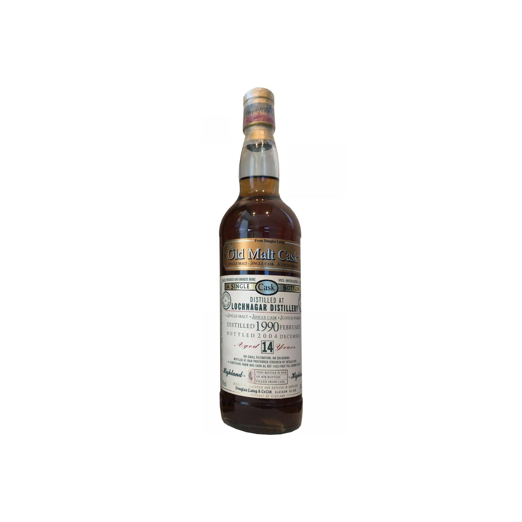 Royal Lochnagar Old Malt Cask 1990 14 Years Single Malt Whisky